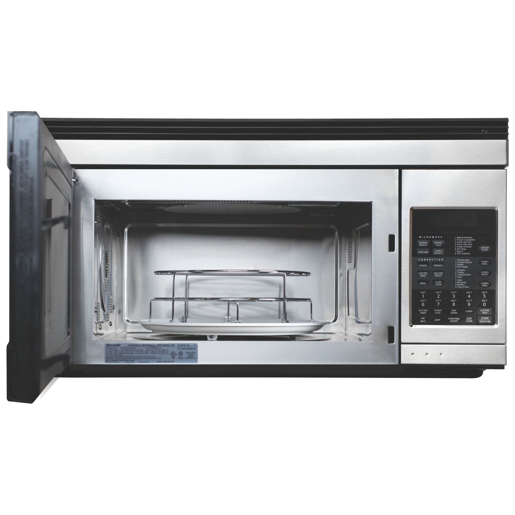 Sharp Karussell-Over-the-Range-Mikrowellenherd, 1,1-cu-ft