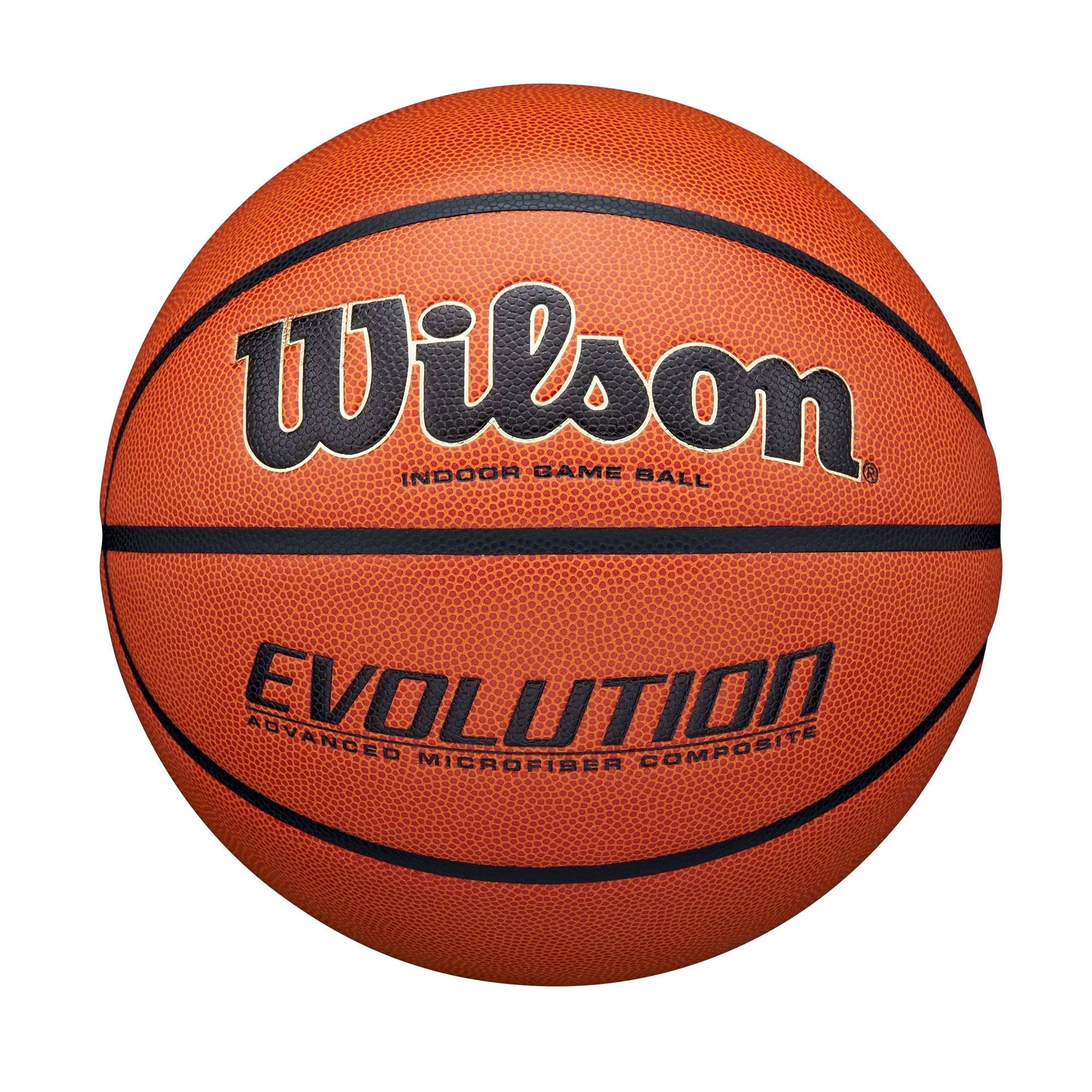Wilson Evolution Indoor Composite-Spiel Basketball, Größe 6, braun