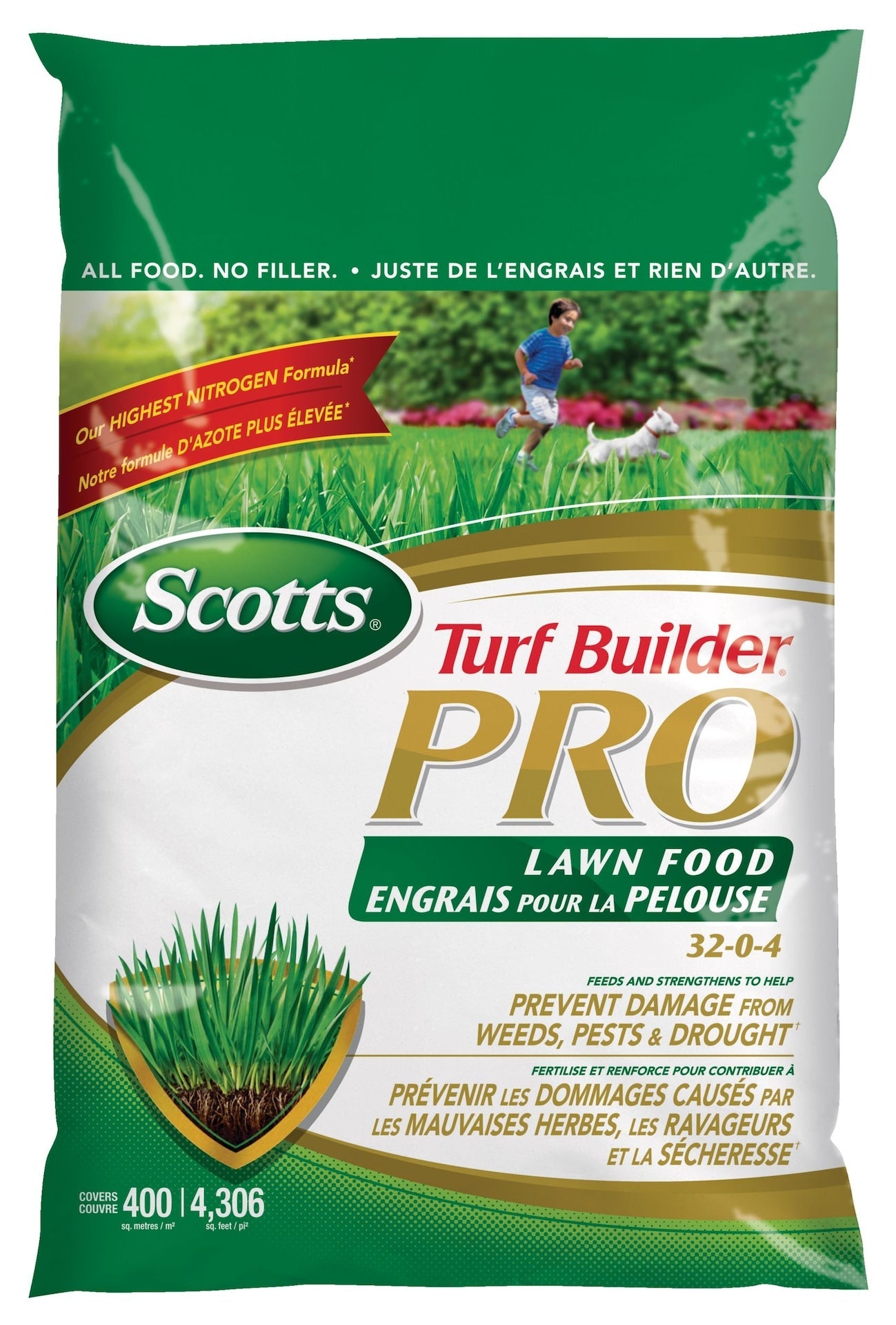 Scotts Turf Builder PRO Rasendünger, 400-m2