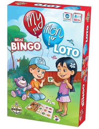 My 1. Mini-Bingo-Brettspiel, zweisprachig, ab 2 Jahren