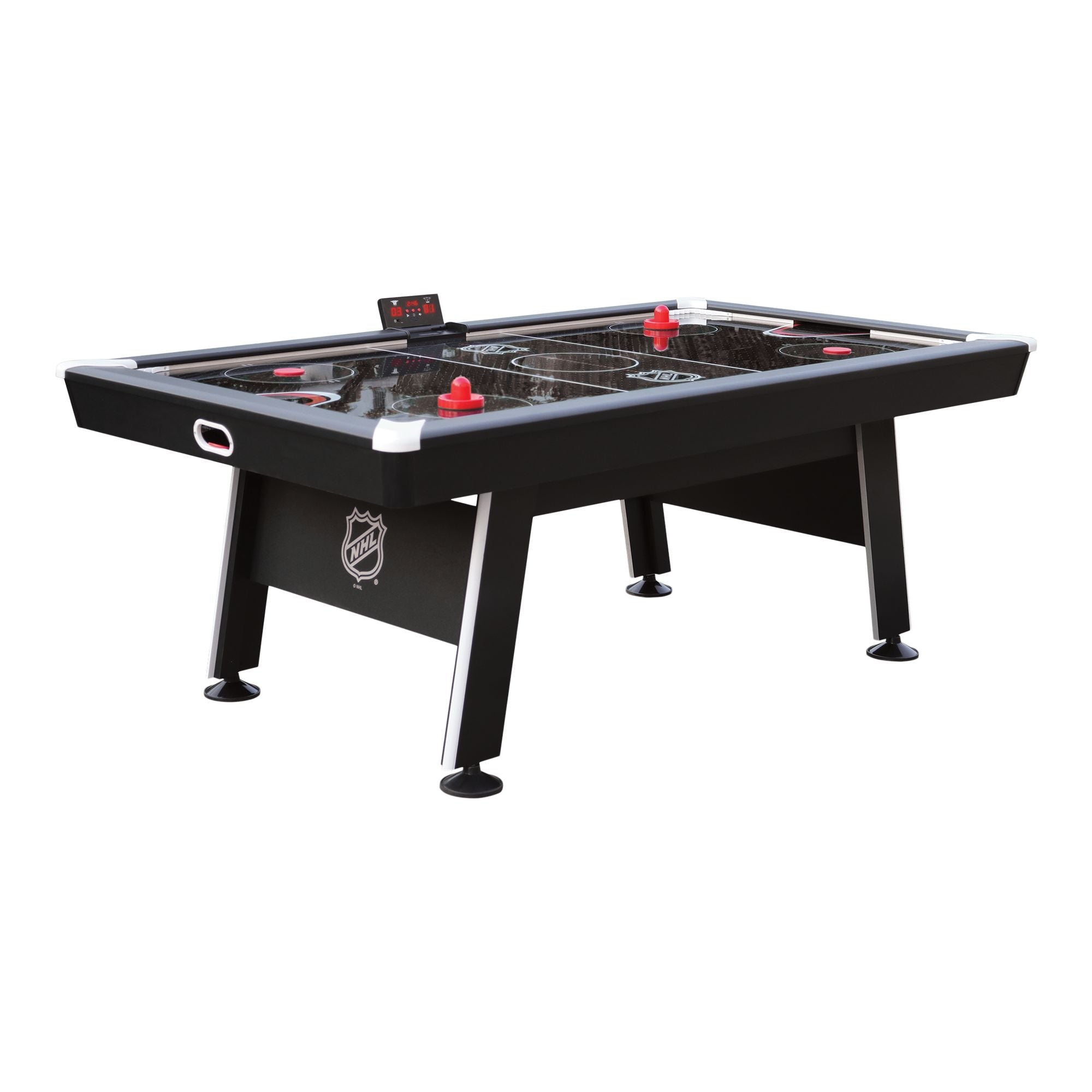 NHL Angreifer schweben Air Hockey Spieltisch mit elektronischer Anzeigetafel, Pucks & Drücker, 84-in