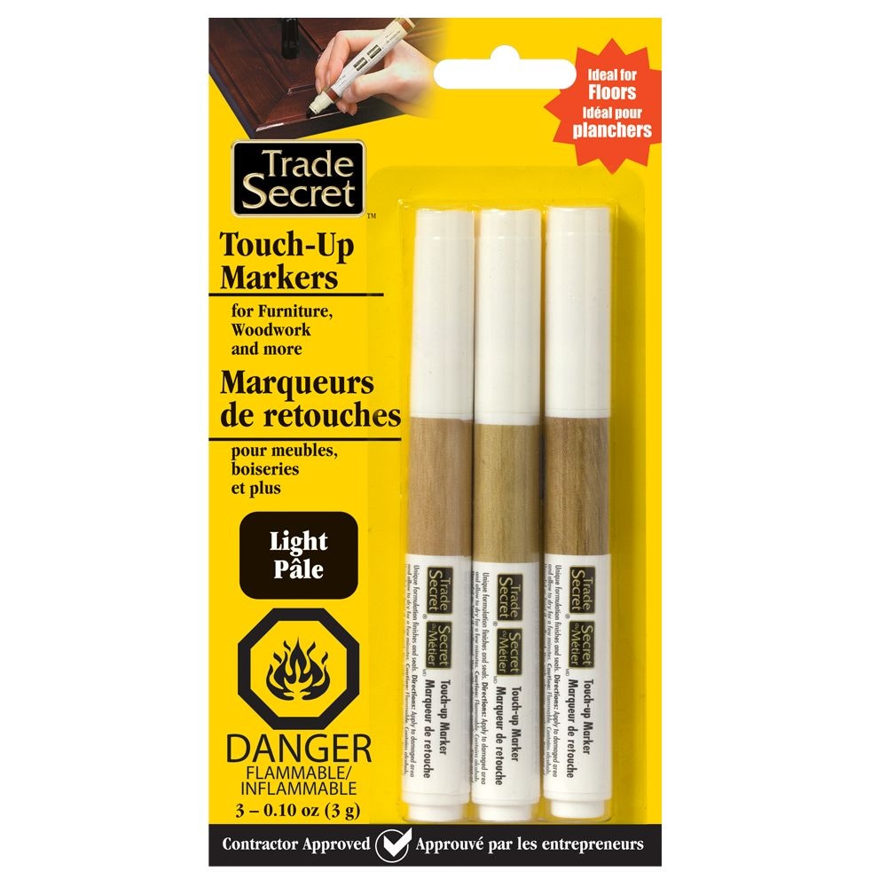 Trade Secret Lichtmarkierungen für Holz, hellbraun, 3-pk