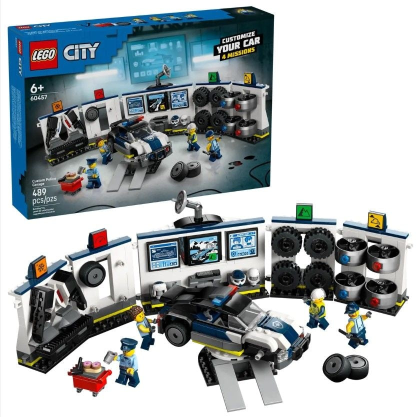 LEGO Stadt Custom Police Auto Garage - 60457, 489-PS, Alter 6+