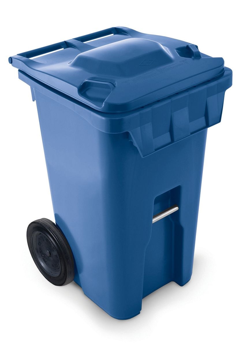 IPL Mastercart Kunststoff rechteckigen 8-in-Rad-Kompostbehälter / Recyclingbehälter / Müllkanne, verschiedene Farben, 240-L
