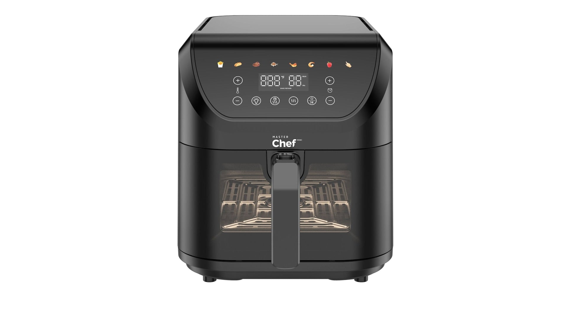 MasterChef 8Qt Fritteuse, schwarz