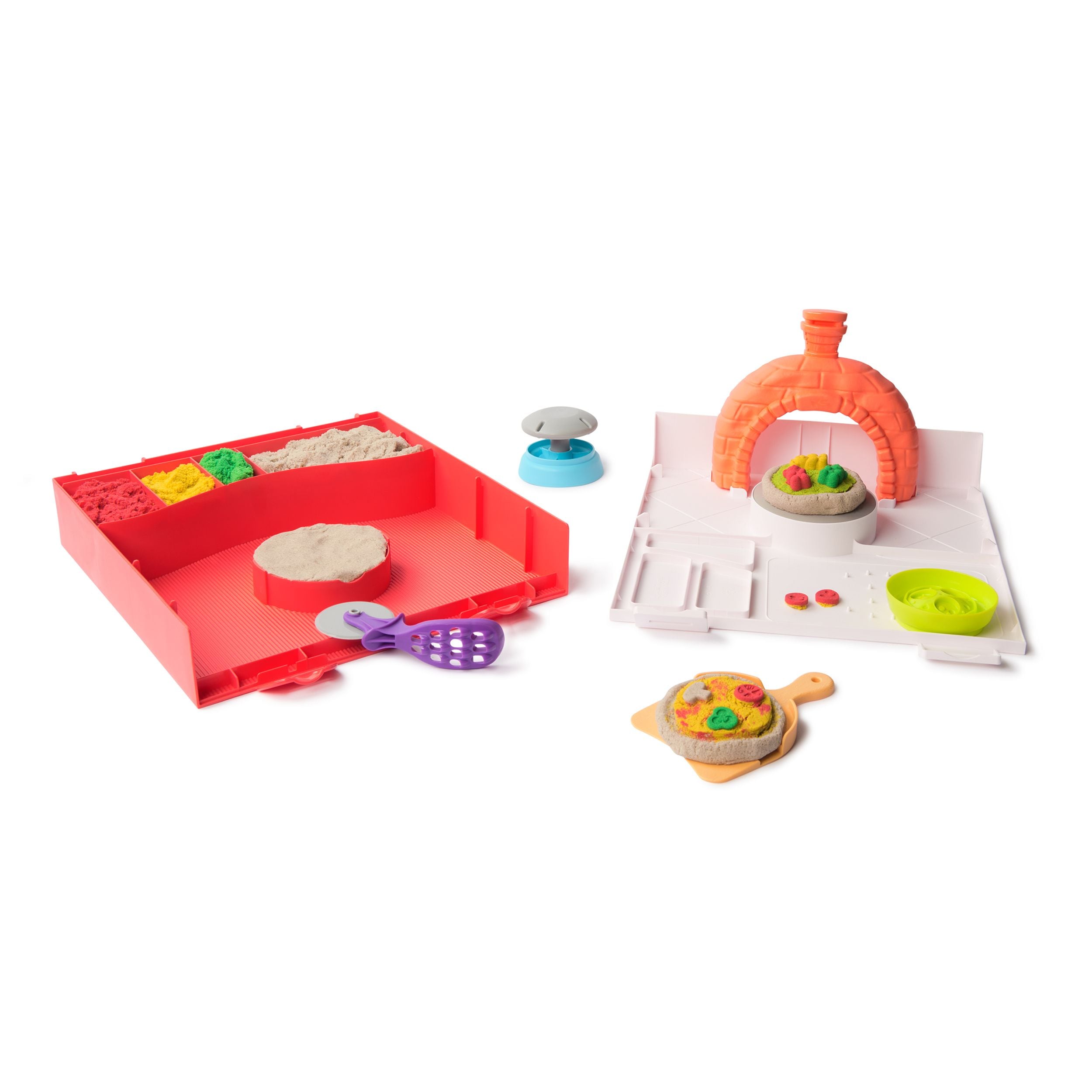 Kinetic Sand 4-Farben-Squishpizza mit steigender Wirkung