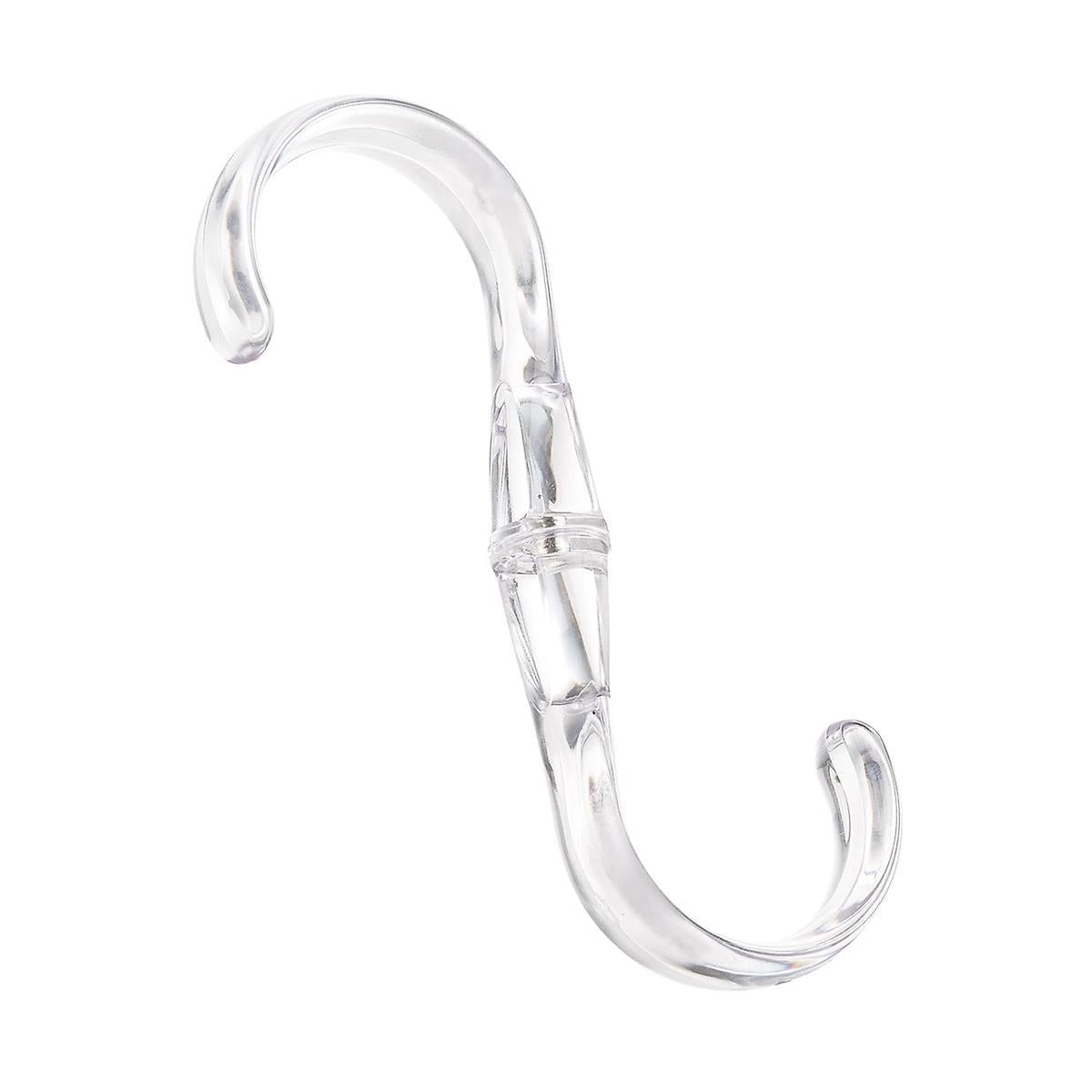 The Home Edit Clear Hanging S Hook, für die Schrankorganisation