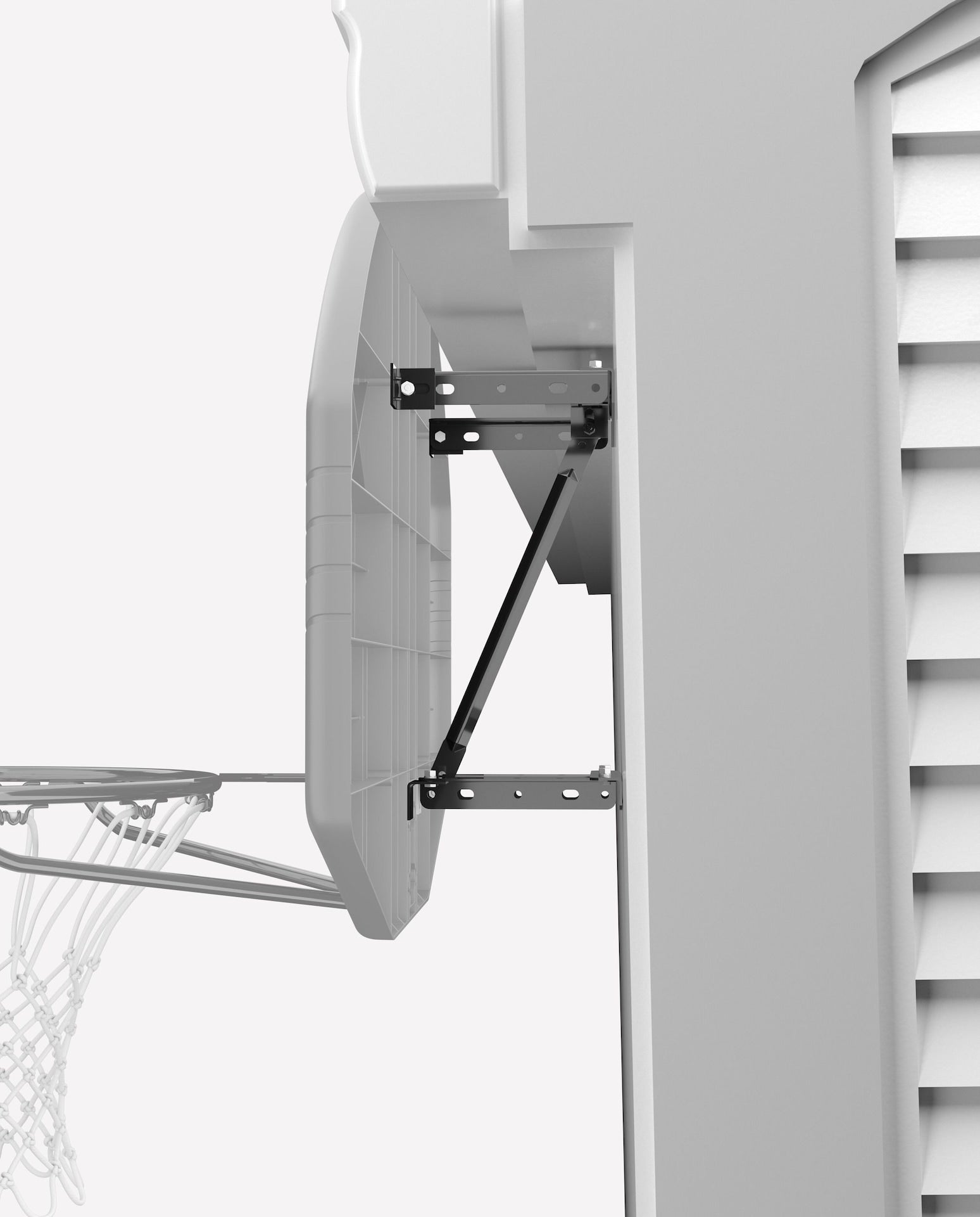 Spalding Universal Outdoor-Basketball-Backboard Montagehalterung