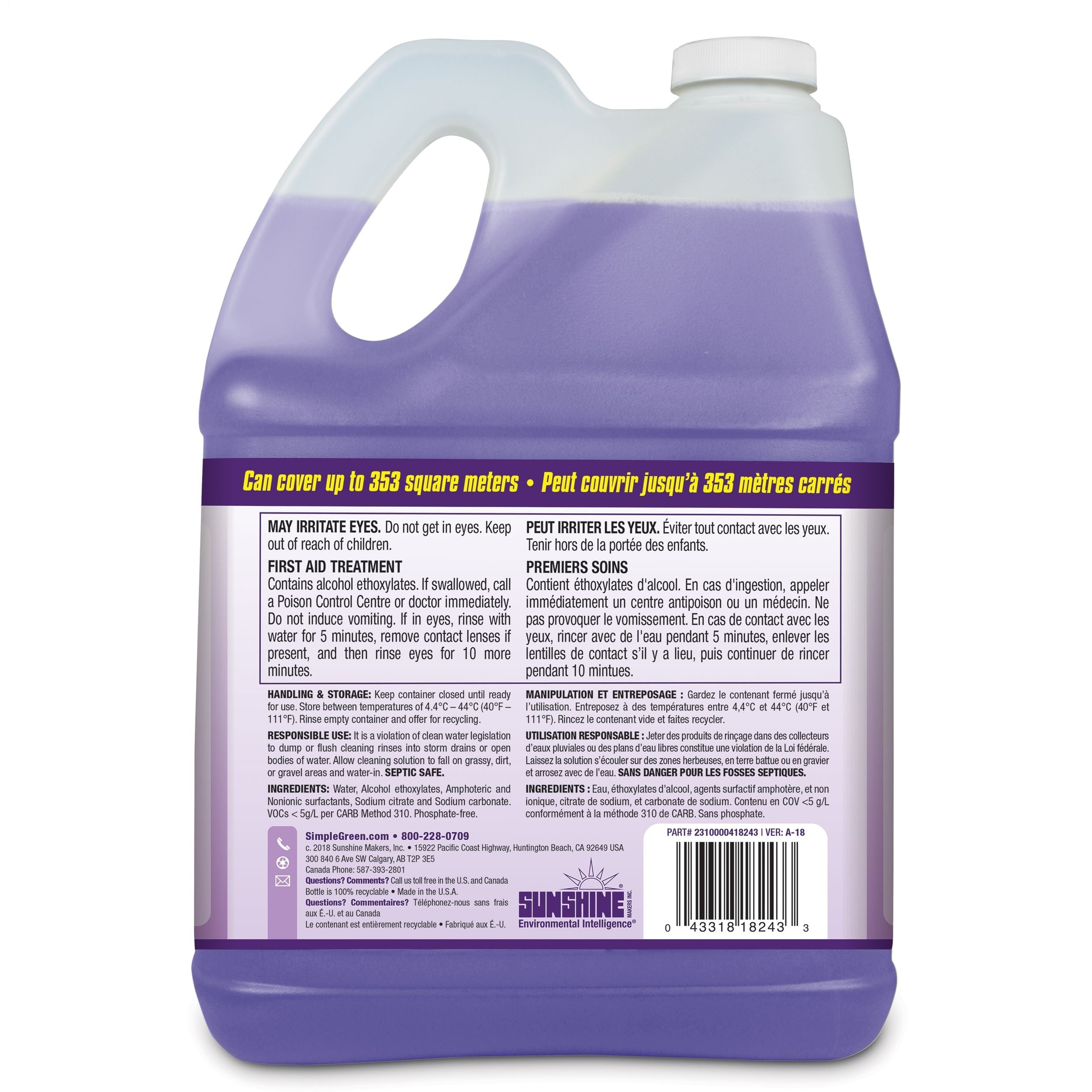 Simple Grünbeton & Straßendruckwaschmittel, 4L