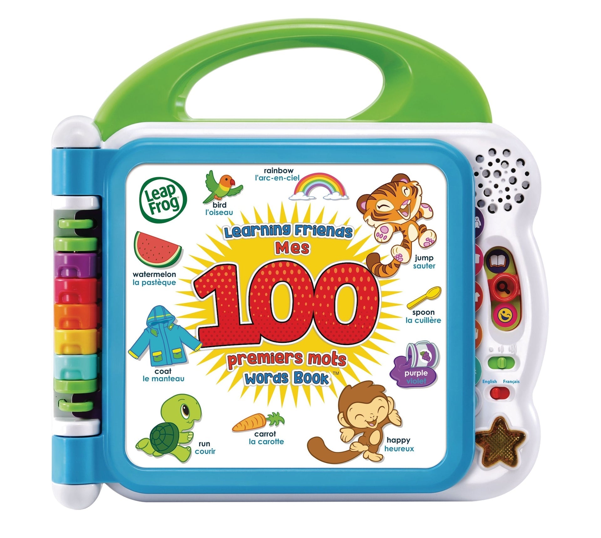 LeapFrog Lernen Freunde 100 Wörter Buch spielen Spielzeug für Kleinkinder, zweisprachig, Alter 18m+