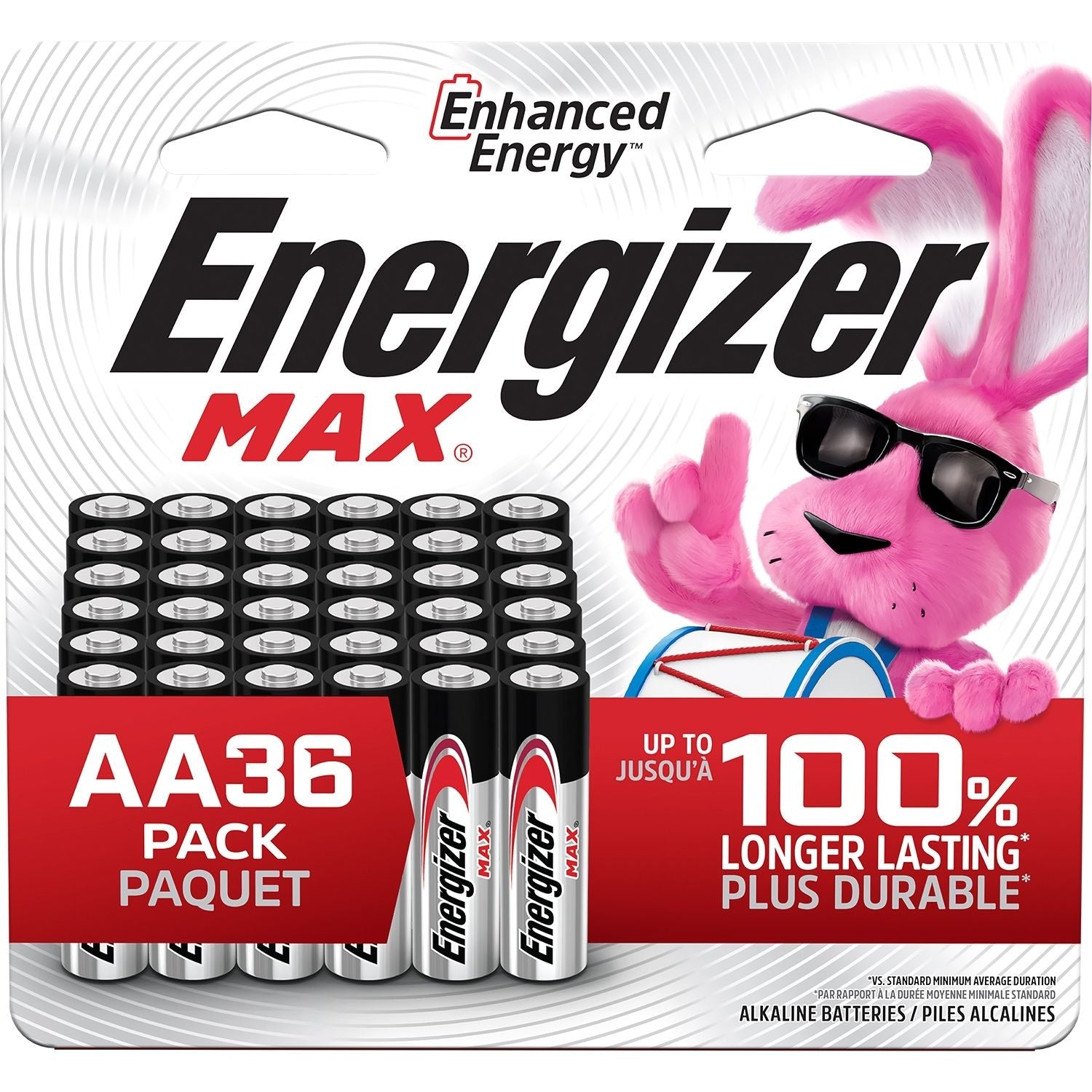 Energizer max. Alkali-AA-Batterien, 36-pk