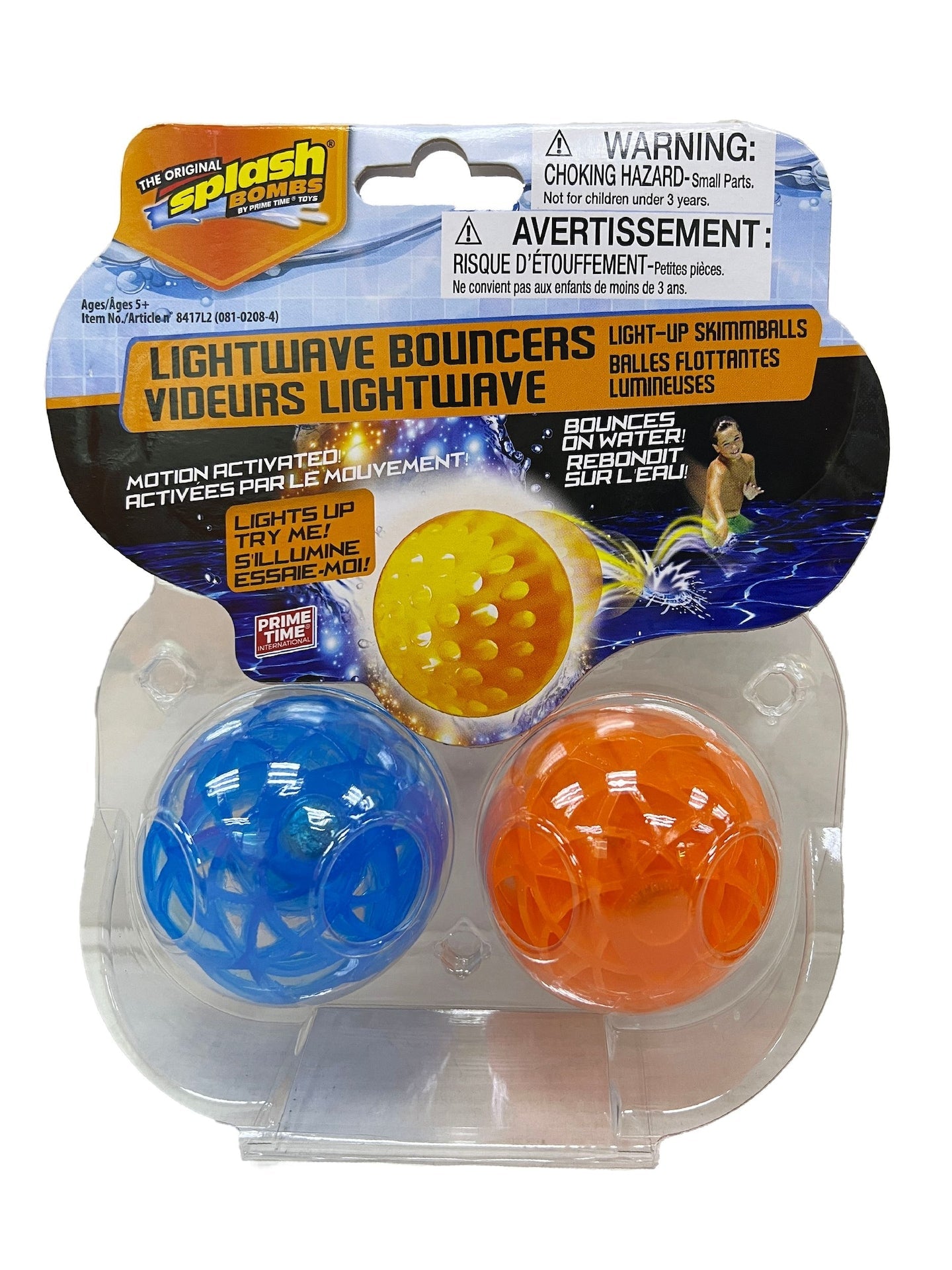 Luminator Licht-up-Skam-Ball-Spiel, mehrfarbig, 2-pk, ab 5 Jahren, für Strand / Pool lustige Aktivitäten