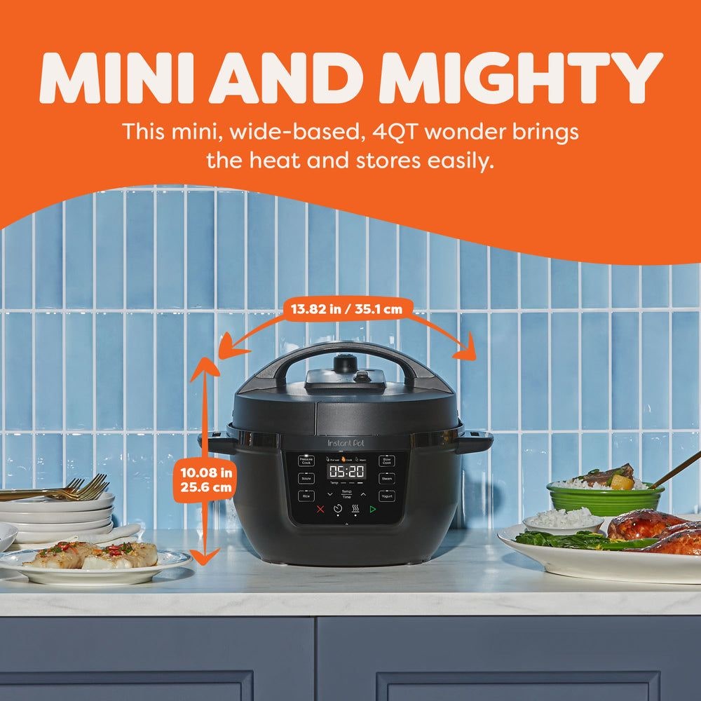 Instant Pot rio mini Schnellkochtopf mit leichtem Release, 4-qt