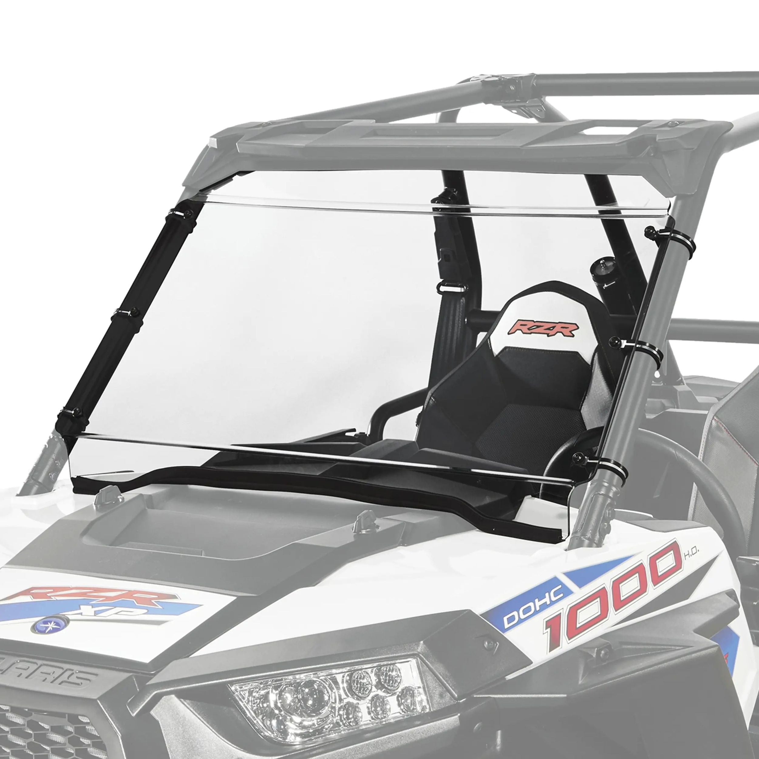 Kolpin Hart beschichtete, feste Windschutzscheibe für Polaris RZR 1000