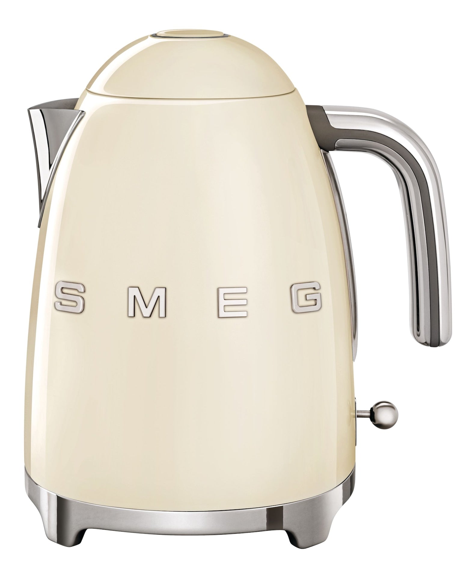 Smeg 50er Jahre Retro-Stil fix Temperatur Countertop Kessel, 1400W, 1,7-l, Creme