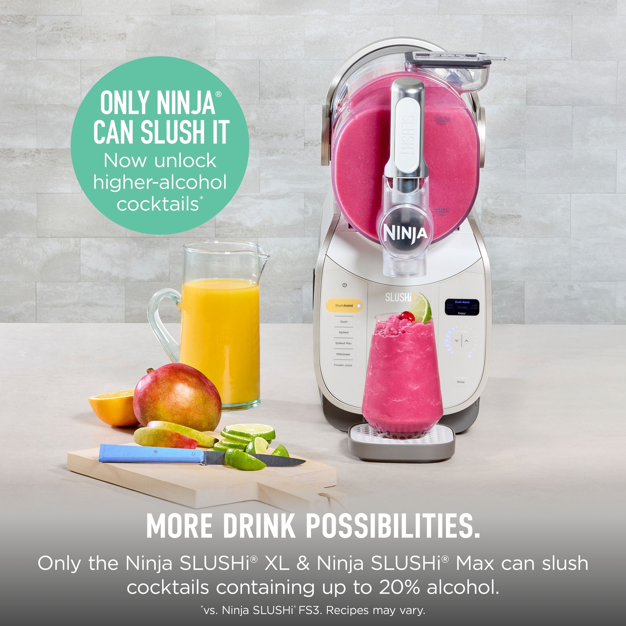 Ninja slushi XL slushie Maschine mit slushassist Technologie, Crema, FS601CBR