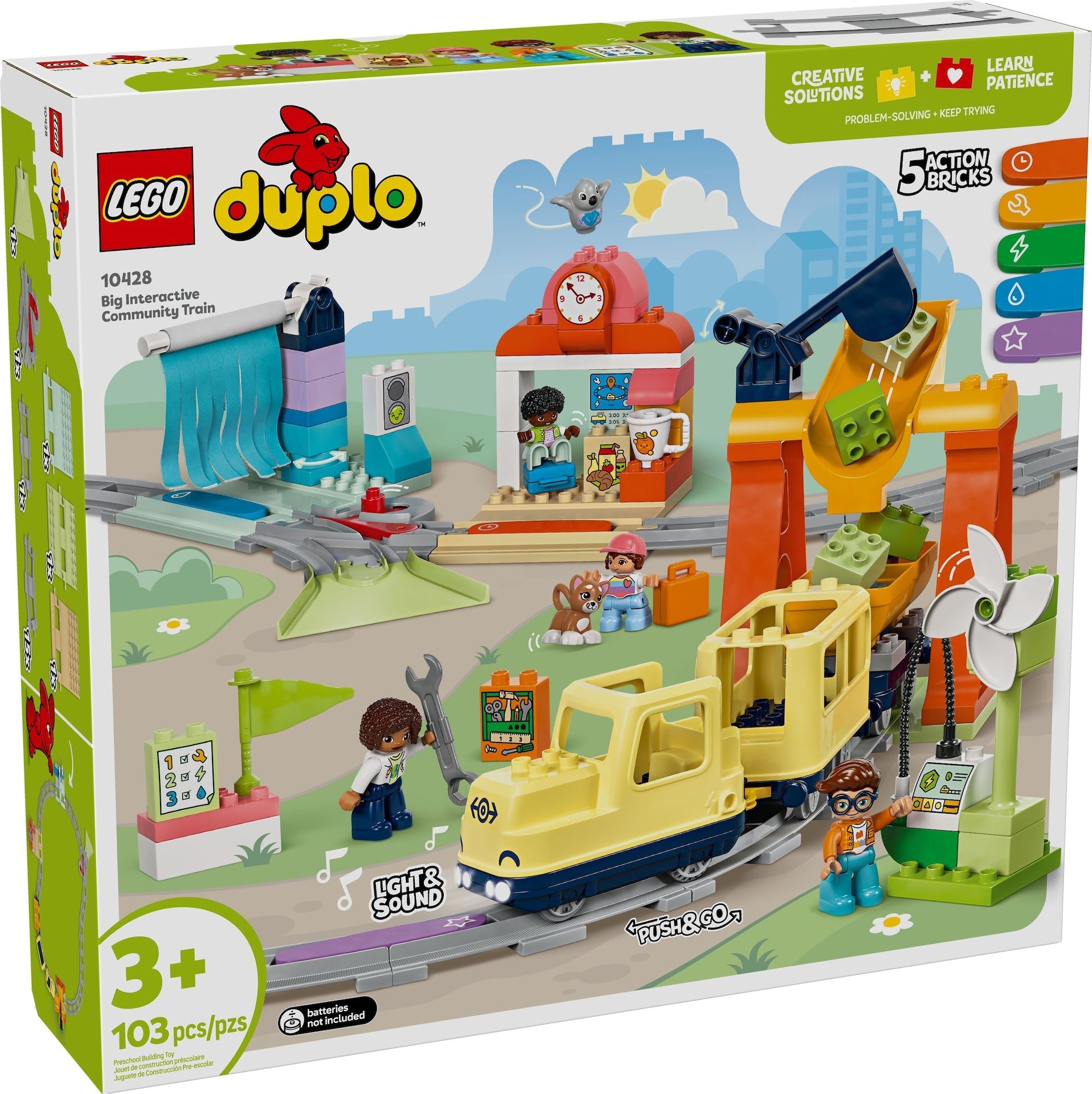 LEGO duplo großer interaktiver Gemeinschaftszug - 10428, 103-pcs, Alter 3+