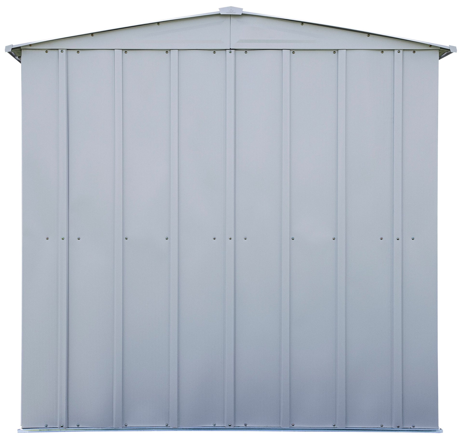 Arrow klassisches Lagerhaus aus verzinktem Stahl, flötengrau, 6-ft x 5-ft