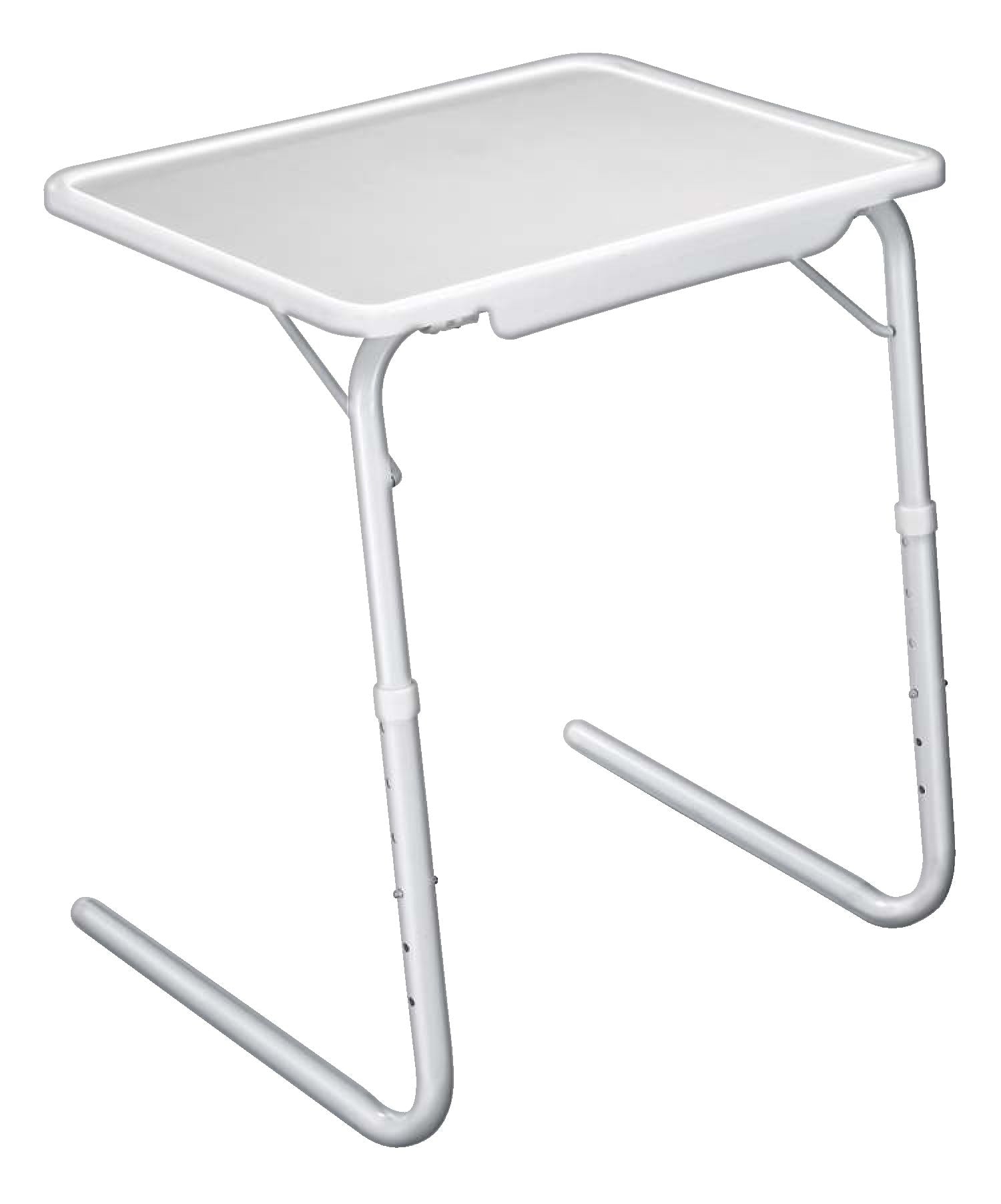 Maison kleen neigungs-a-tisch tragbare höhenverstellbare fernsehschale/laptop-tisch, weiß