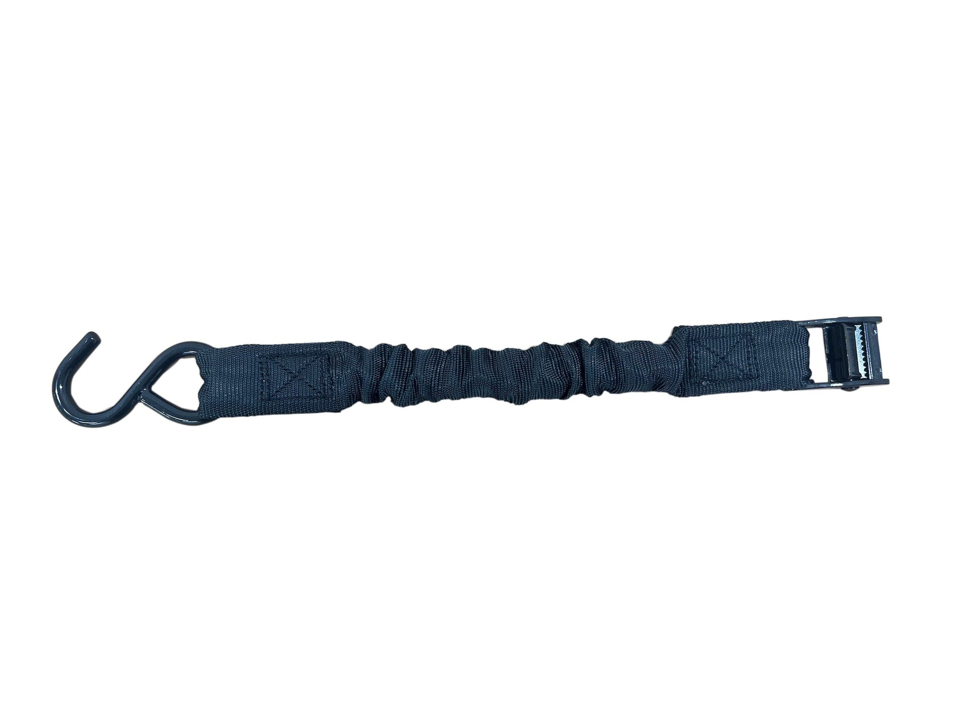 Certified Bungee-Cam-Bulckle-Verbindung, 600-lb Bruchfestigkeit, schwarz, 8-ft, 2-pk