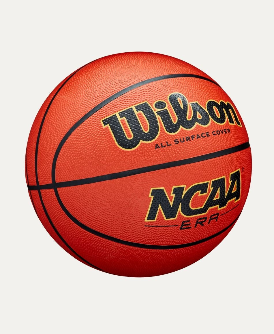 Wilson NCAA Ära Outdoor-Basketball, Größe 7, Gummi, braun
