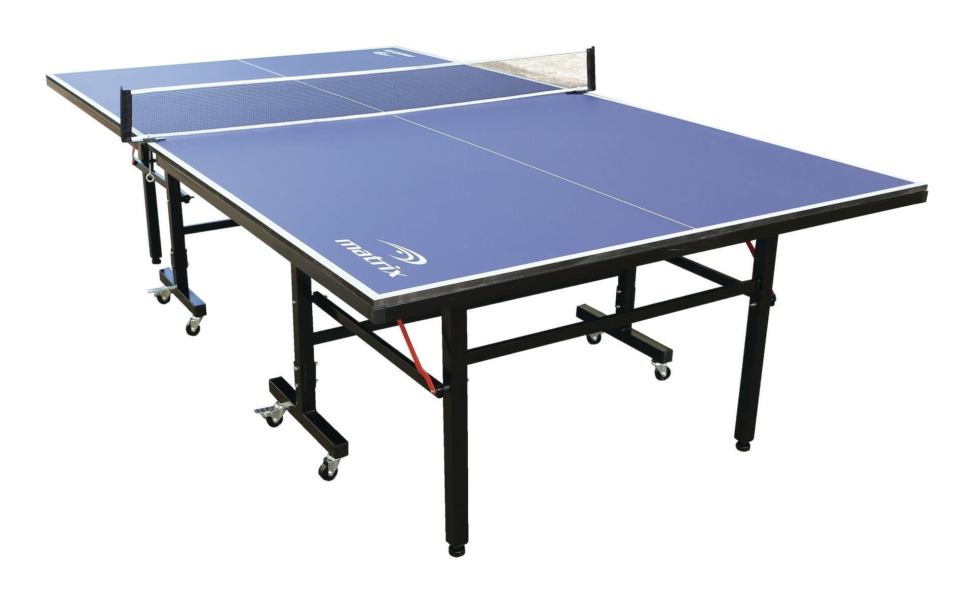 Matrix 4000 faltbare Tischtennis / Ping Pong Tisch mit Netz & eingebautem Speicher