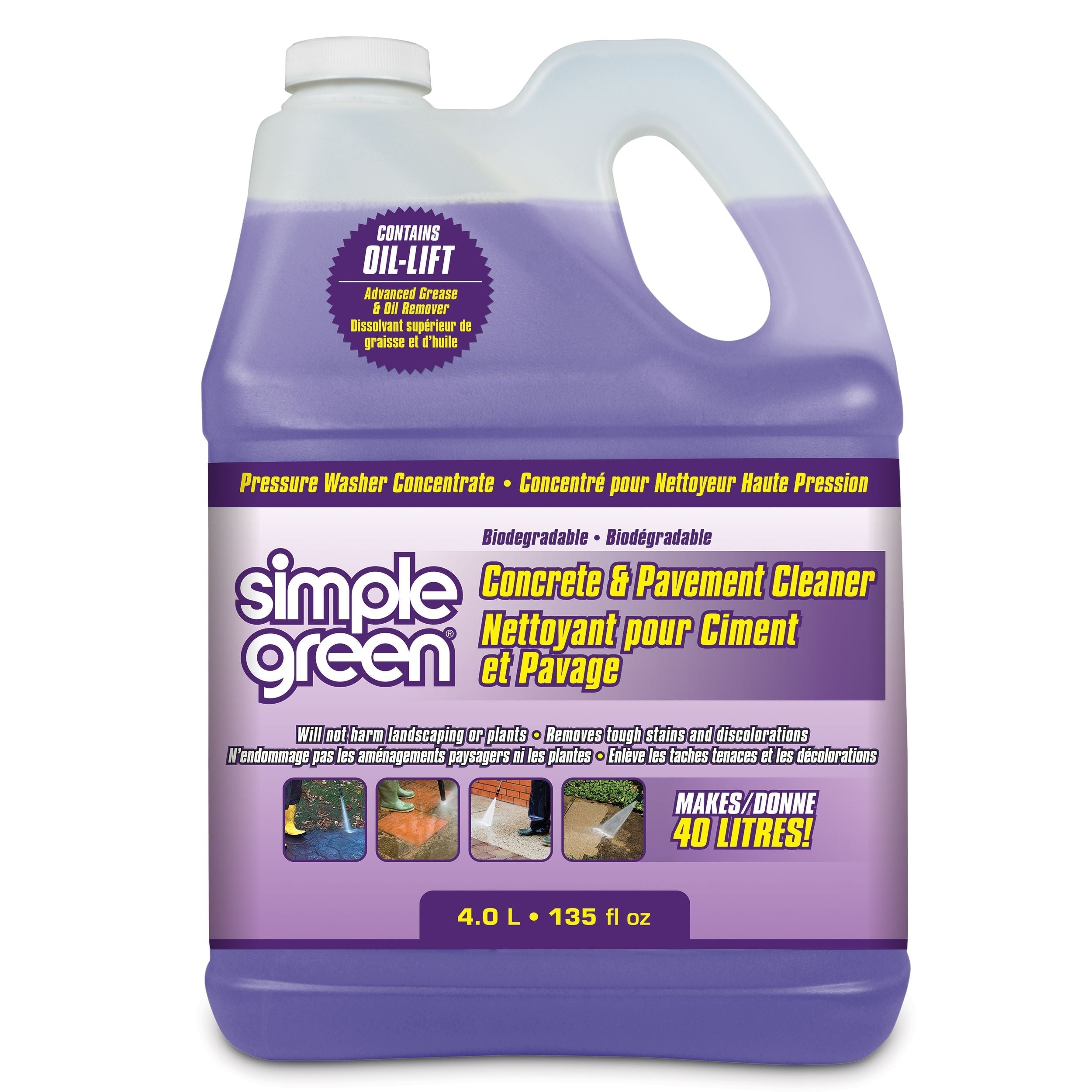 Simple Grünbeton & Straßendruckwaschmittel, 4L