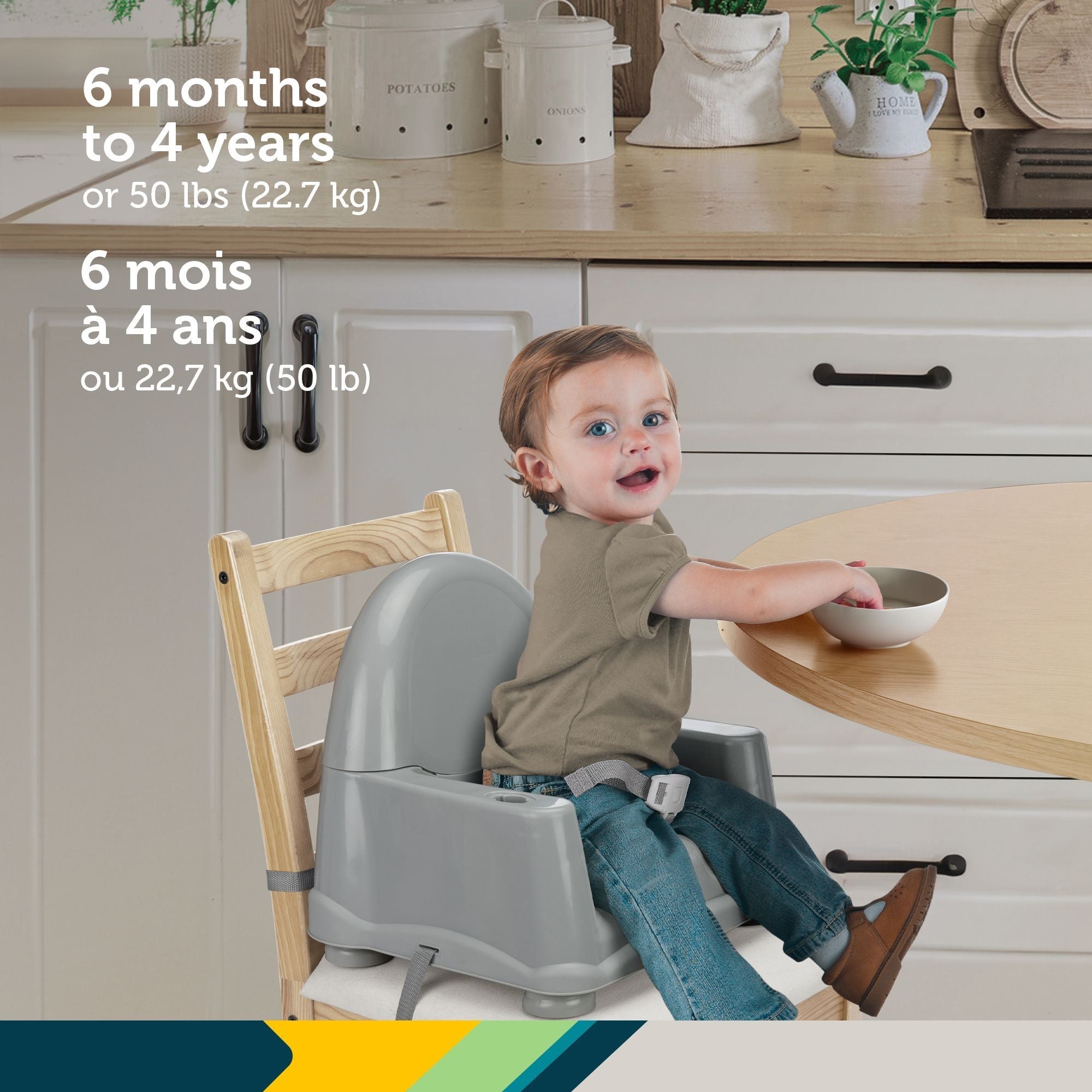 Safety 1st Easy Care Stahl Nebel Fütterung Booster mit Schaukelschale
