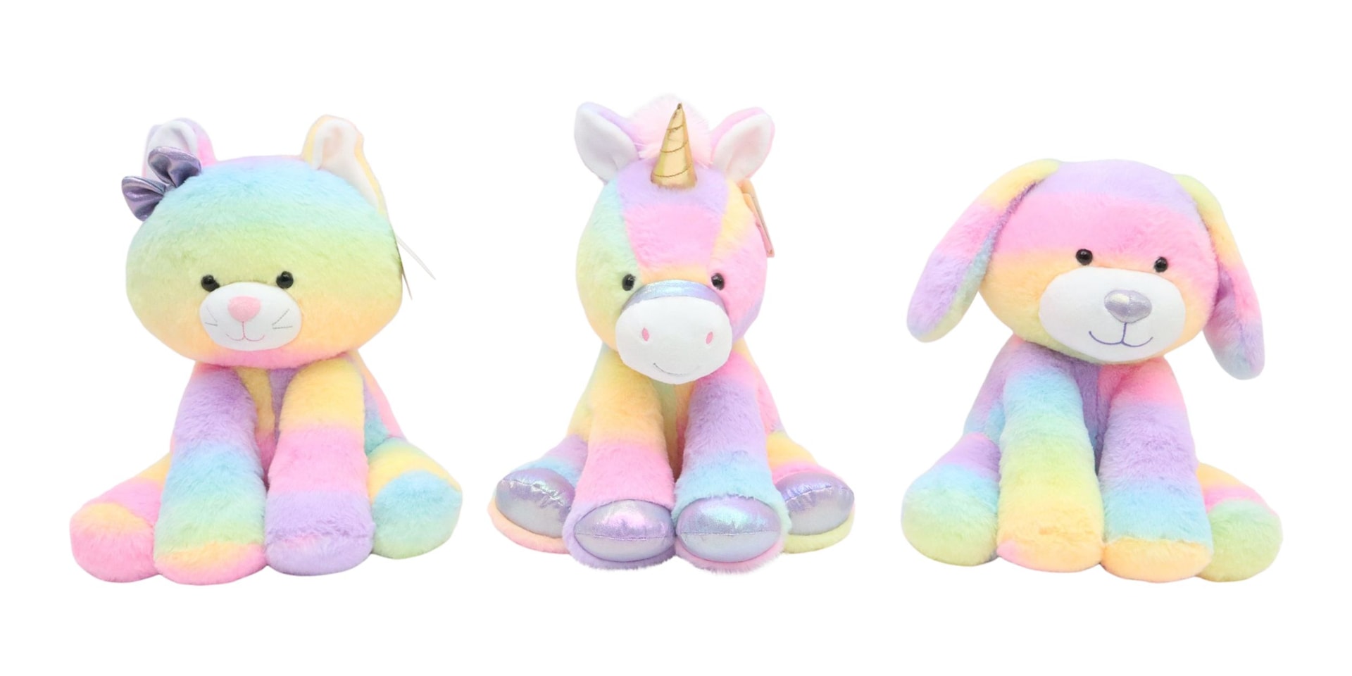 Rainbow Buddies 10-in Plüschspielzeug, sortiert, Sammlerstücke