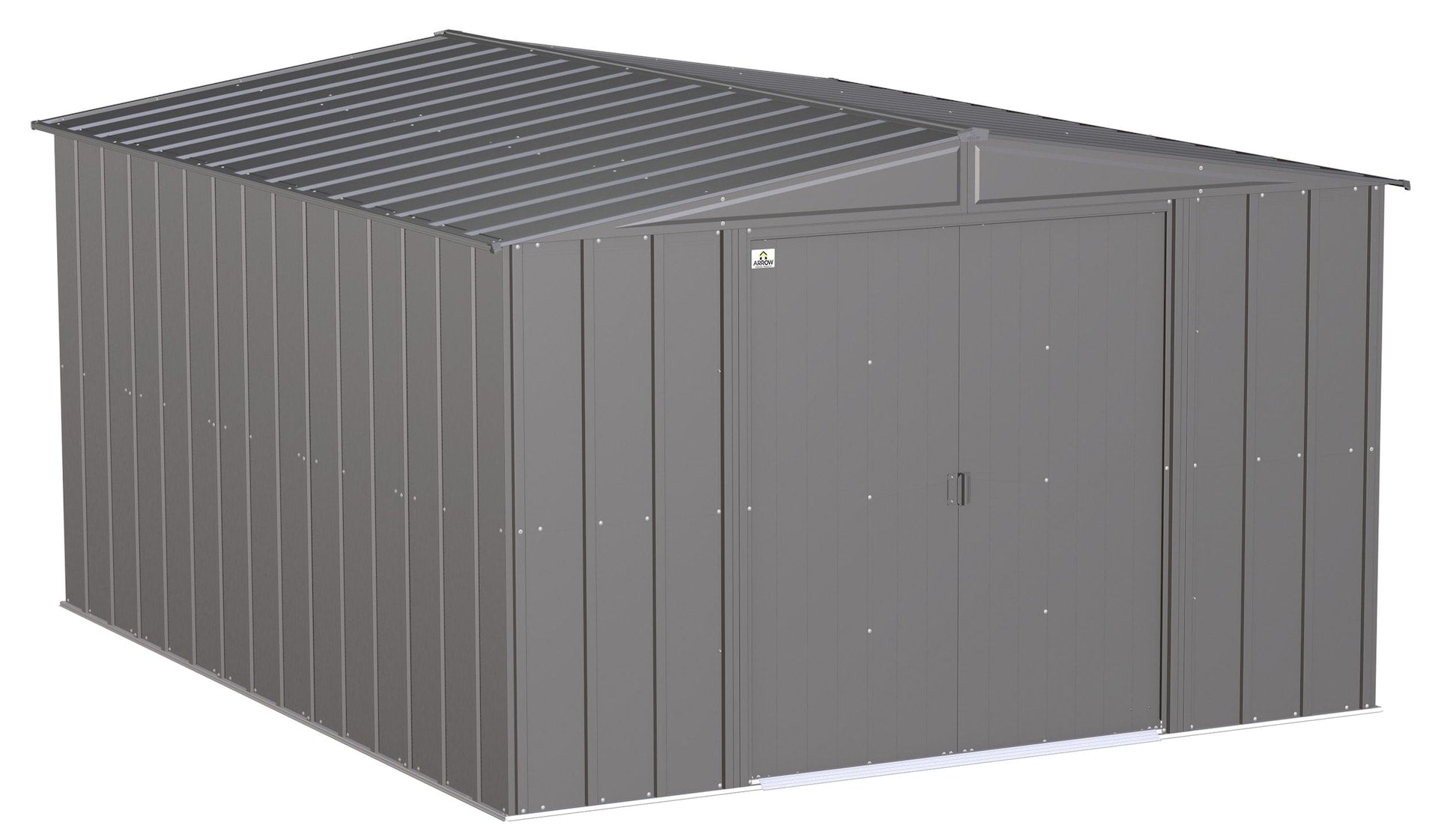 Arrow klassisches verzinktes Stahllagerhaus, Holzkohle, 10-ft x 12-ft