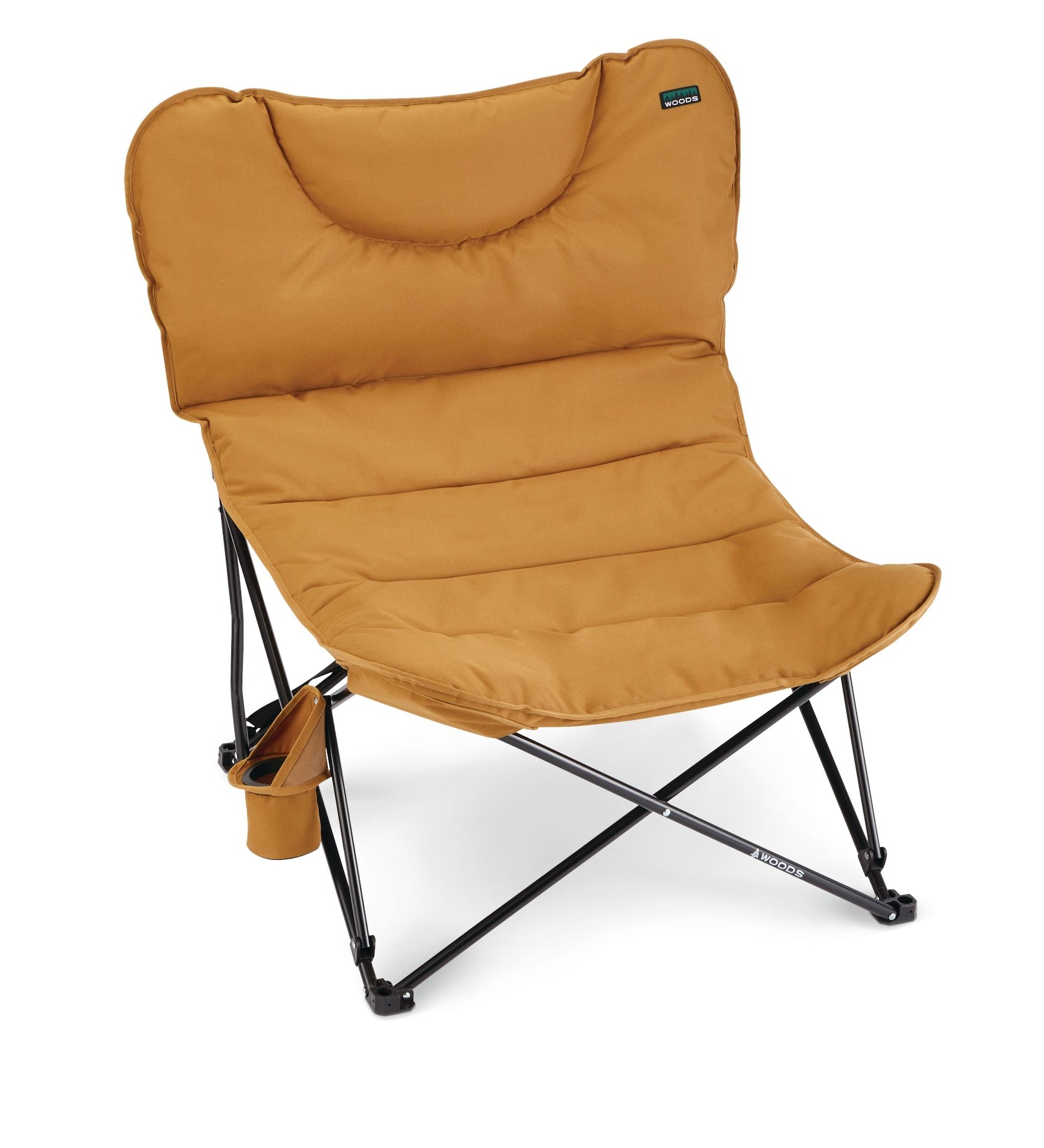 Woods Mammutfalt-Campingstuhl mit Becherhalter, Dijon