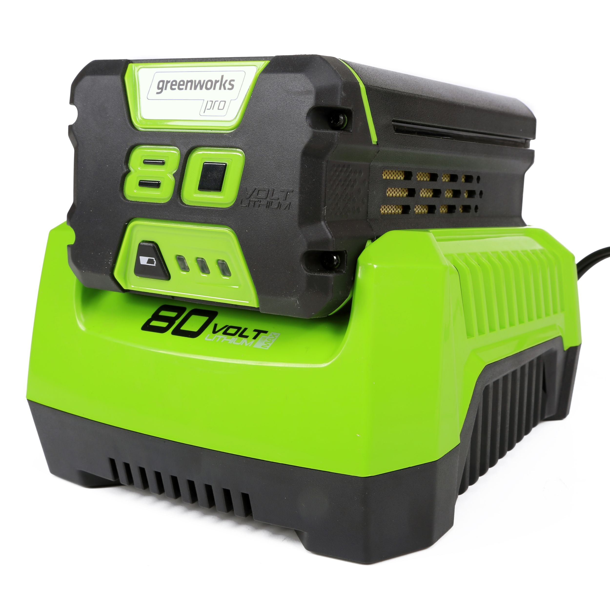 Greenworks PRO 80V 2Ah Lithium-Ionen-Batterieladegerät für CT#: 060-1706