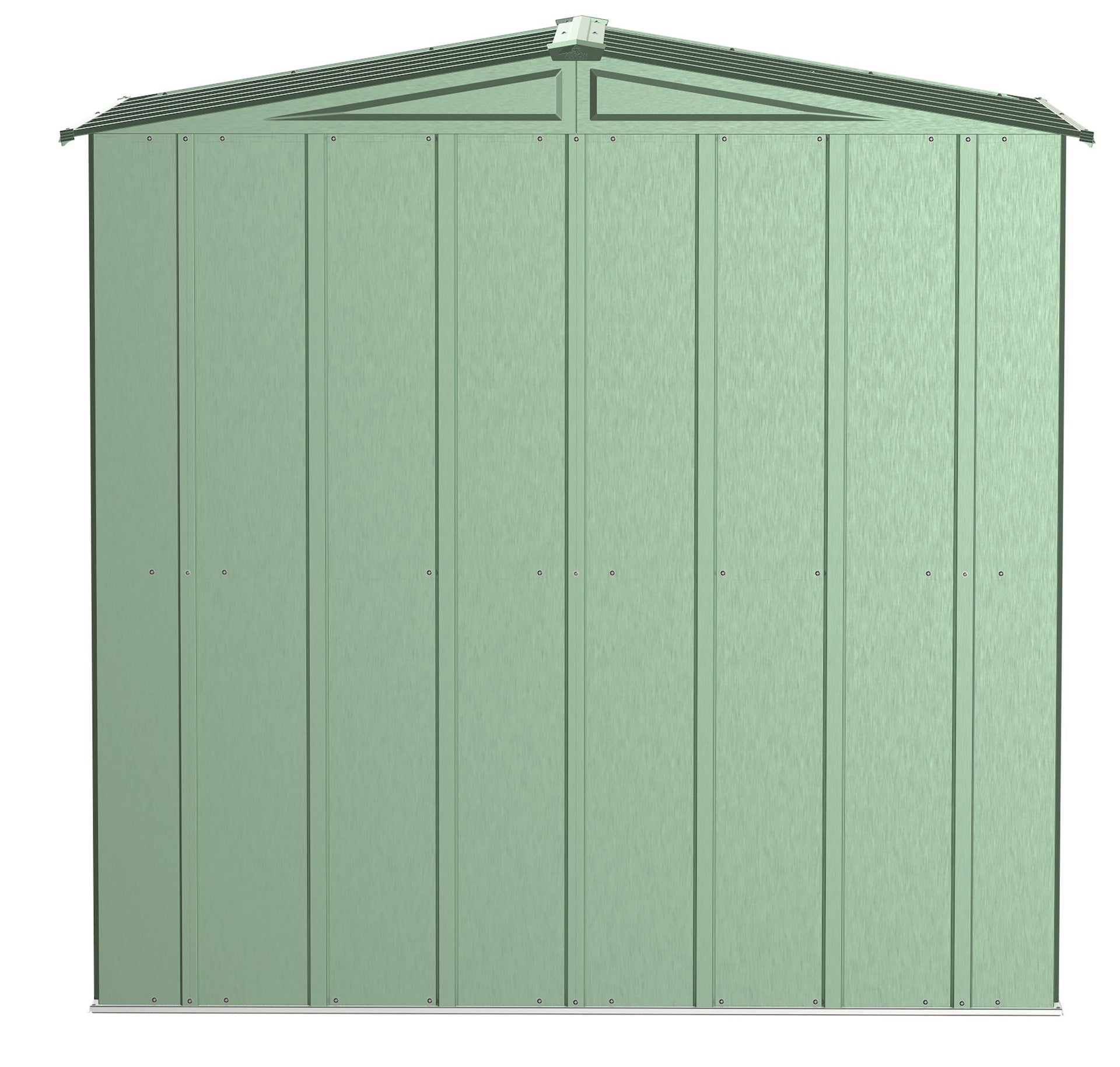 Arrow Klassisches Lagerhaus aus verzinktem Stahl, Salbeigrün, 6-ft x 5-ft