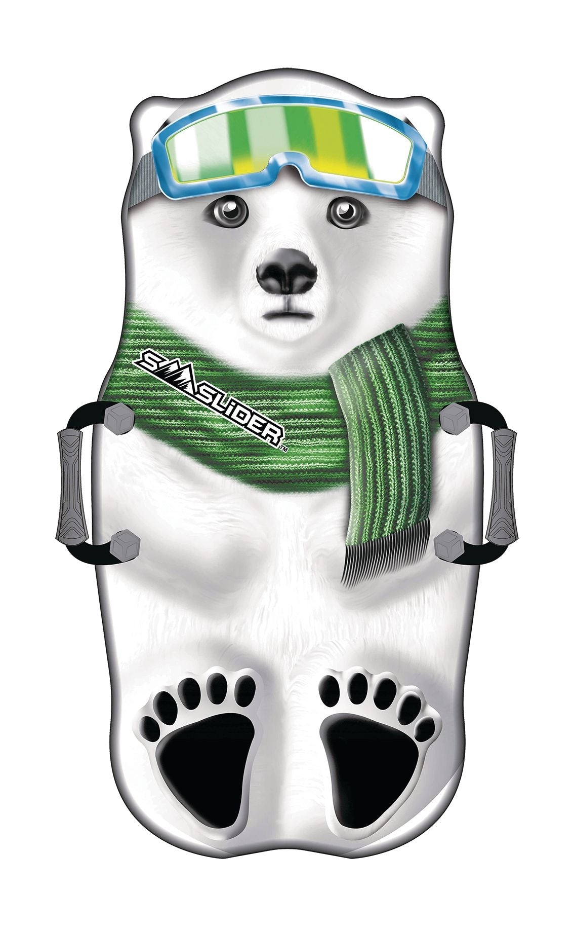 Snow Slider Kinder 1 Person Leichtschaum Winter Schneeschlitten / Rodel mit Griffen, sortiert