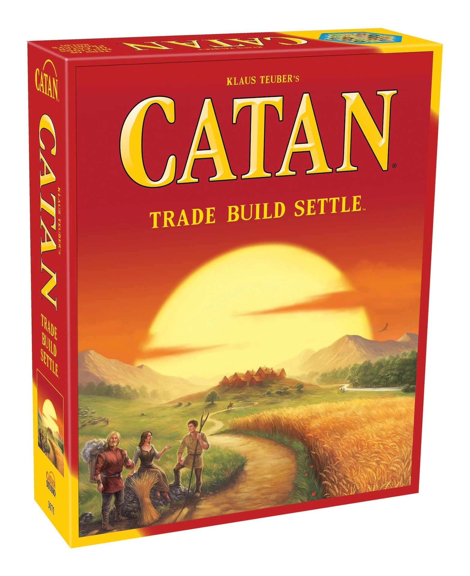 Asmodee Klaus teuber es siedler von catan original trade build siedelbrett spiel, im alter von 10+