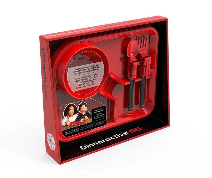 Dinneractive danawares Feuerwehr-Themen-Plastik-Mahlzeitschale, 3-pc