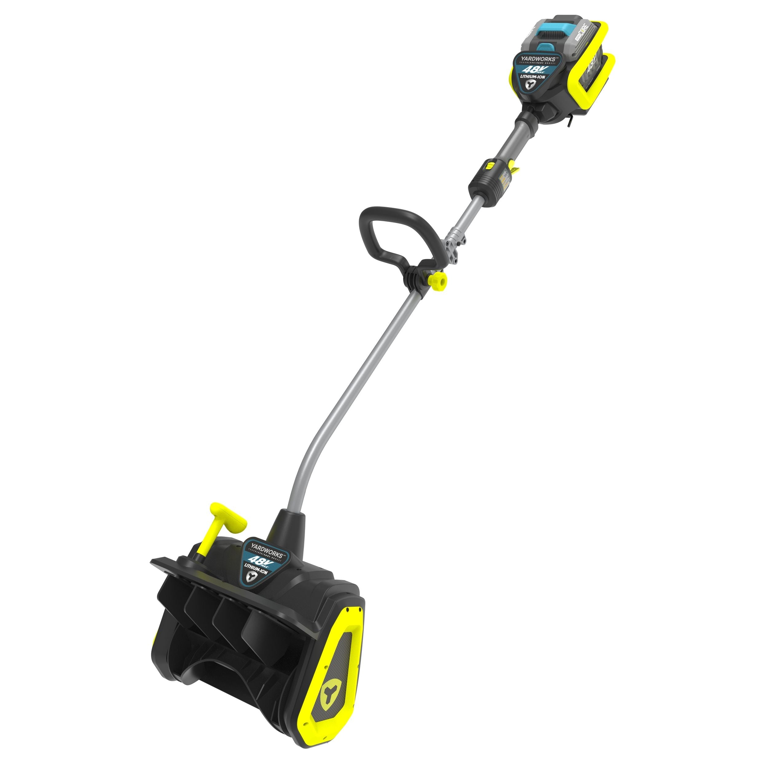 Yardworks 48V bürstenlose schnurlose Schneeschaufel mit 4Ah Batterie & Ladegerät, 12-in