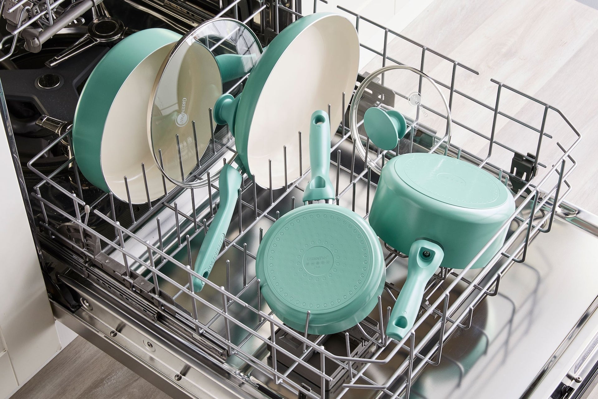 GreenPan rio keramisches Kochgeschirr, Geschirrspüler und Ofensafe, 11-pc