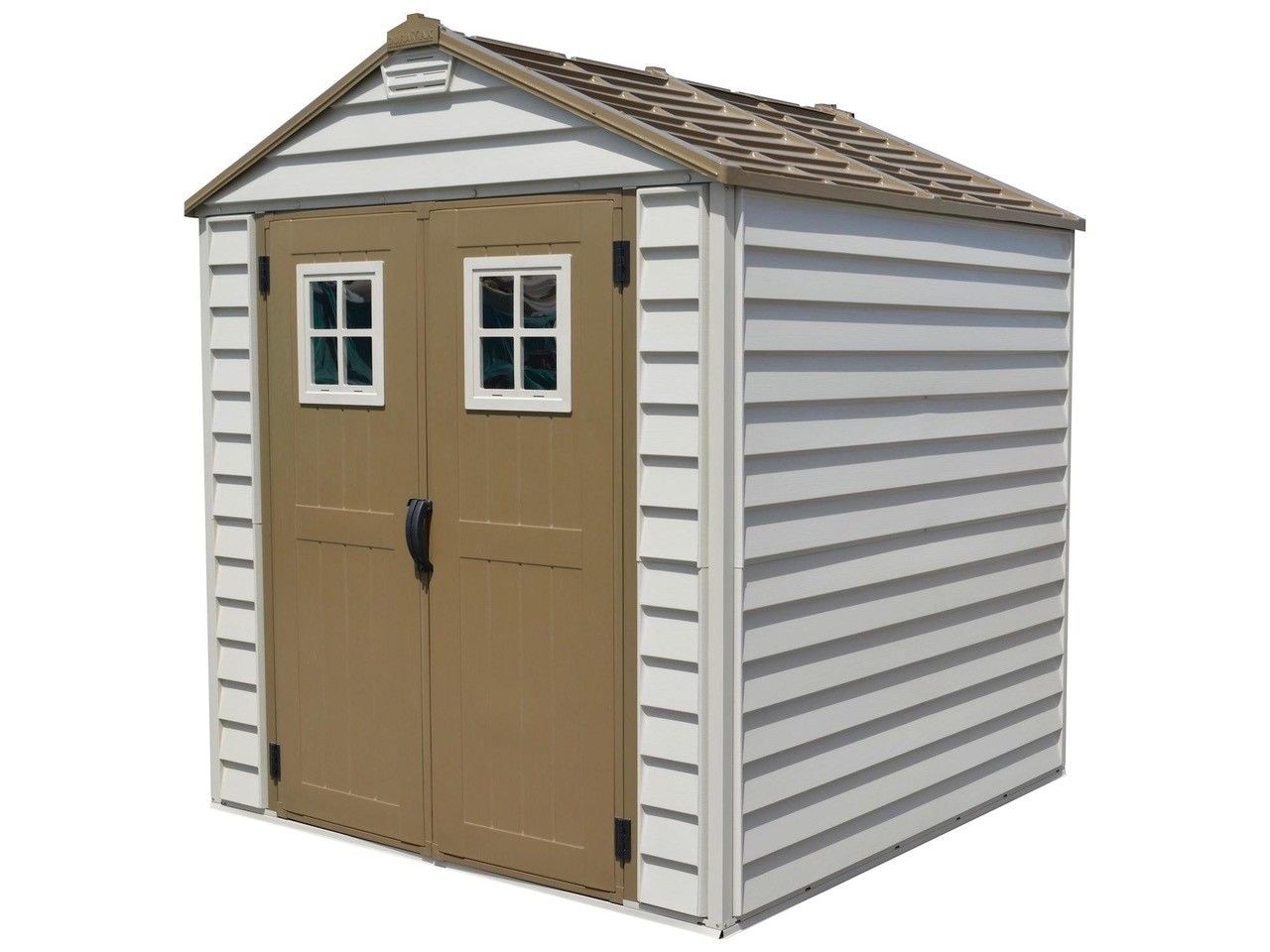 Duramax storemax Vinyl-Gartenschuppen, braun, 7-ft x 7-ft