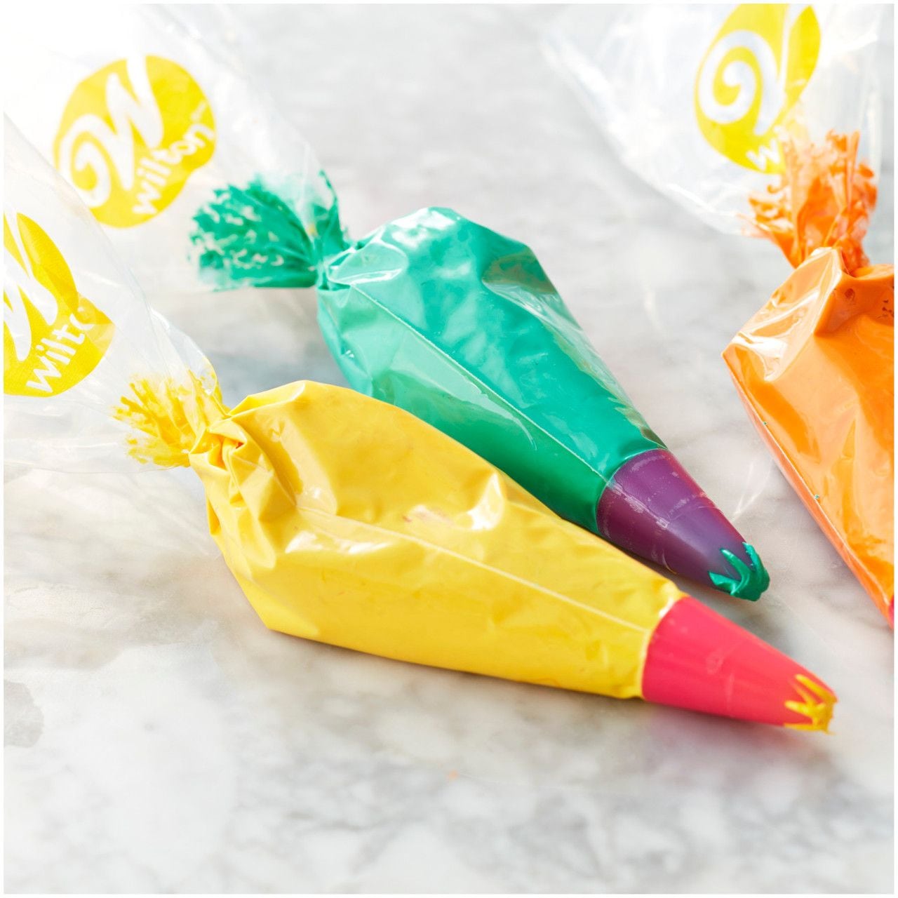 Wilton Einweg-Pipe-Schmuck-Sackspitzensicherung, klar, 6-pk, zum Backen/Kuchendekorieren