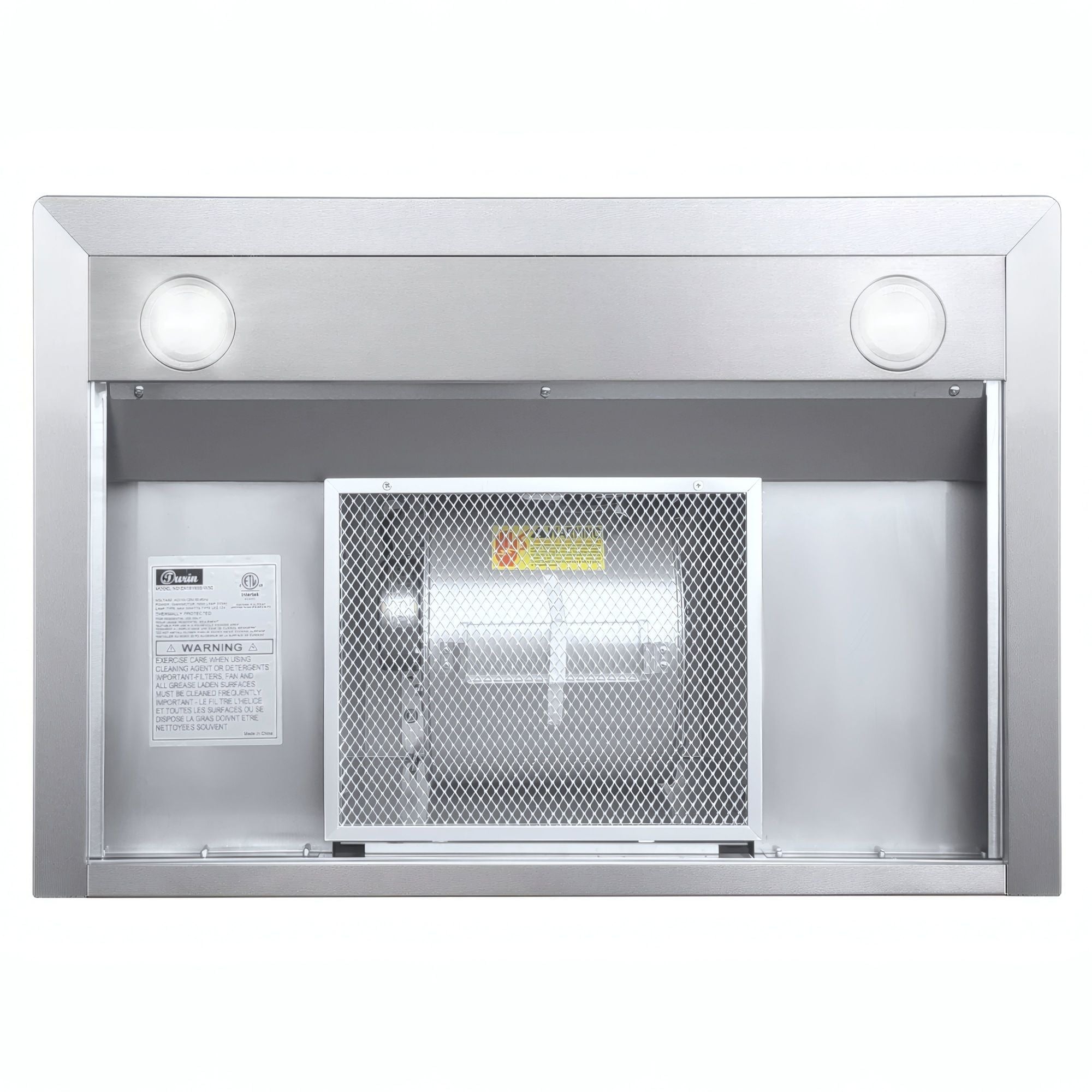 Turin Astra Pro Wandhaube, Edelstahl, 30-in