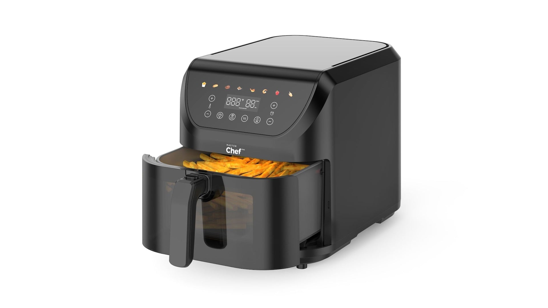 MasterChef 8Qt Fritteuse, schwarz
