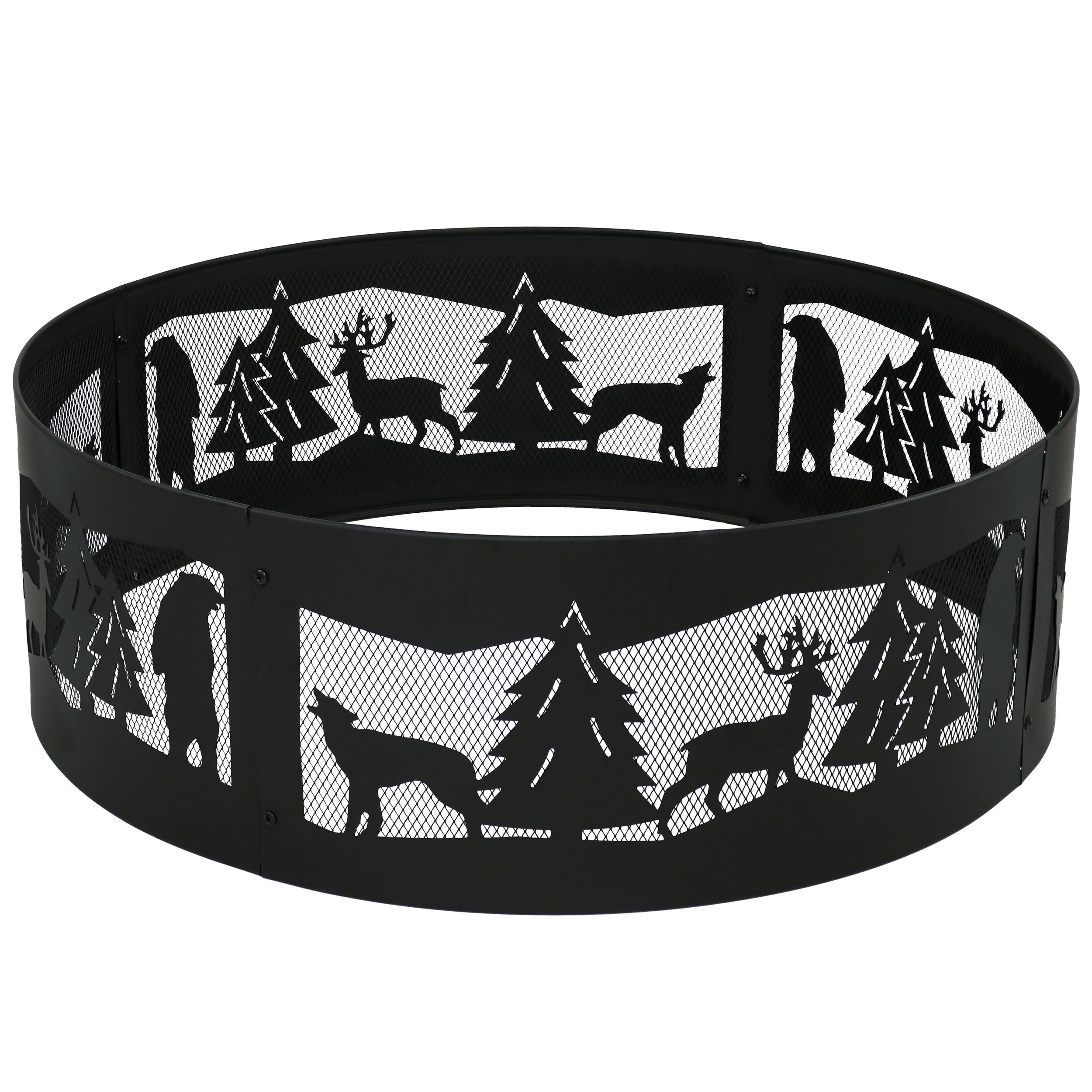 Sunnydaze Dekor Wald Wildnis Feuerring, 36-in