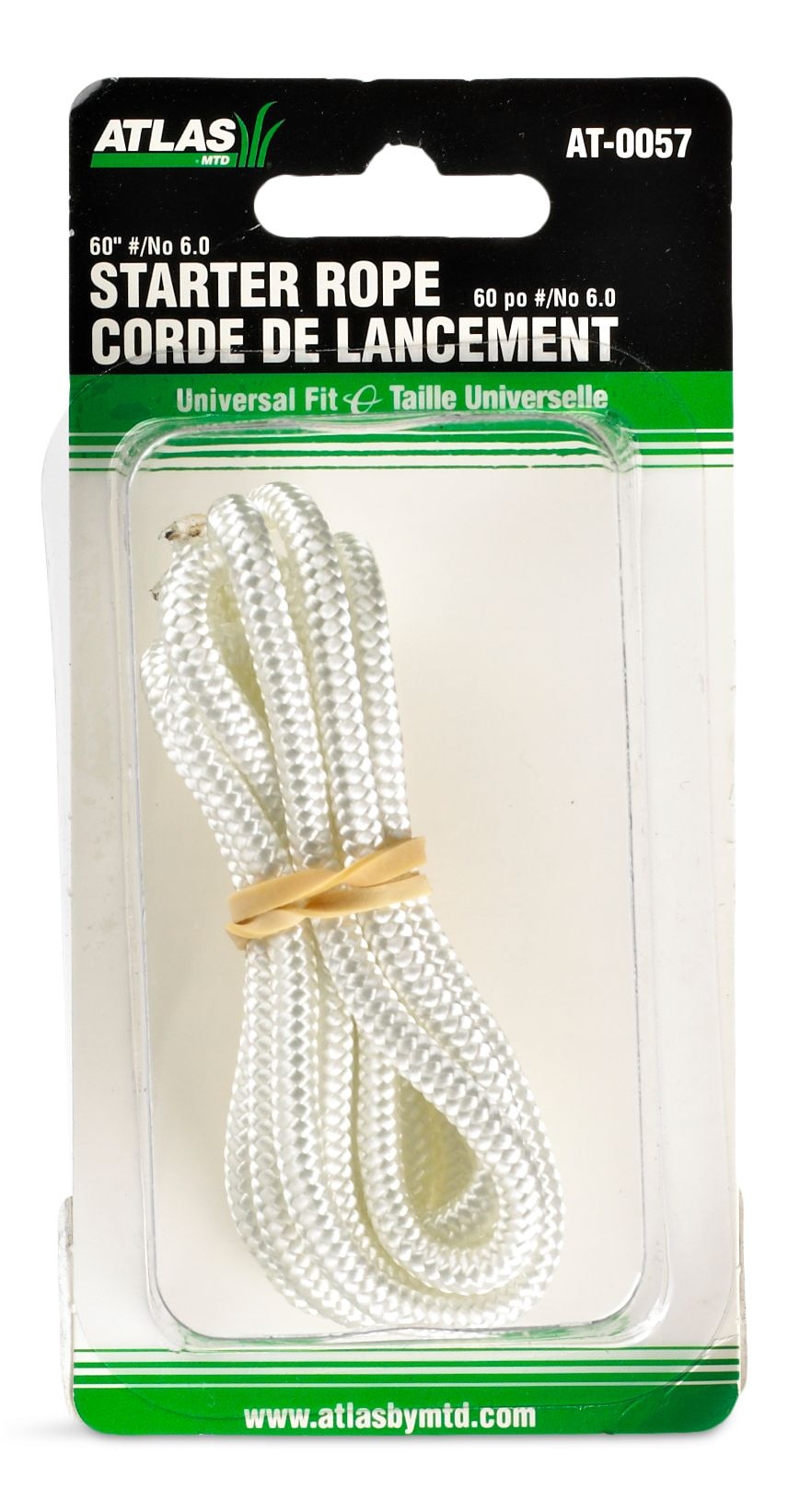 Atlas Rasenmäherersatz-Starterkabel/Seil, 60-in x 1/4-in Nylon