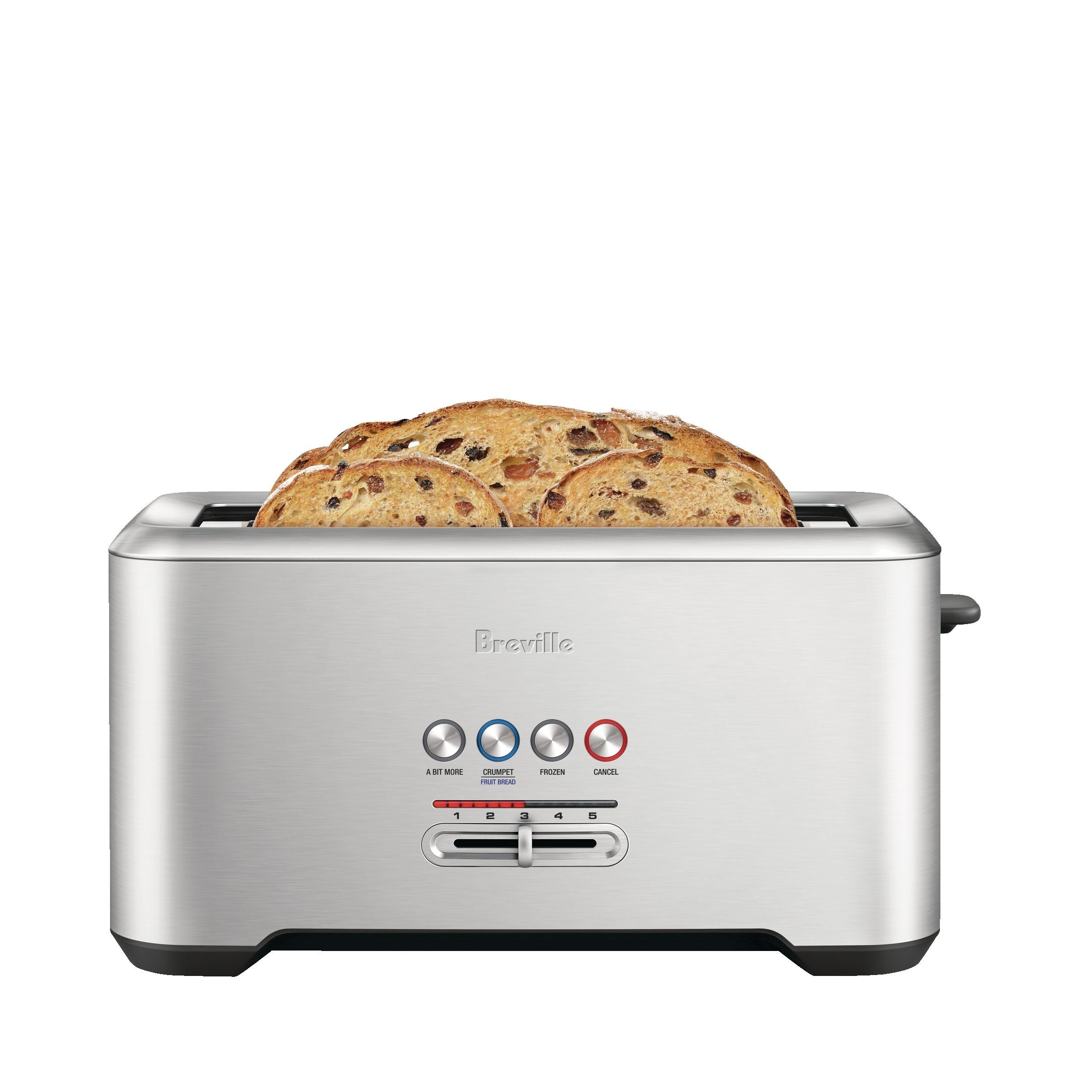 Breville „a bit more 4-Scheiben-Toaster, gebürstet aus Edelstahl