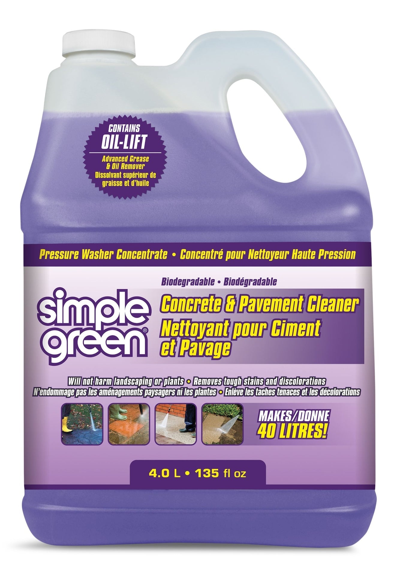 Simple Grünbeton & Straßendruckwaschmittel, 4L