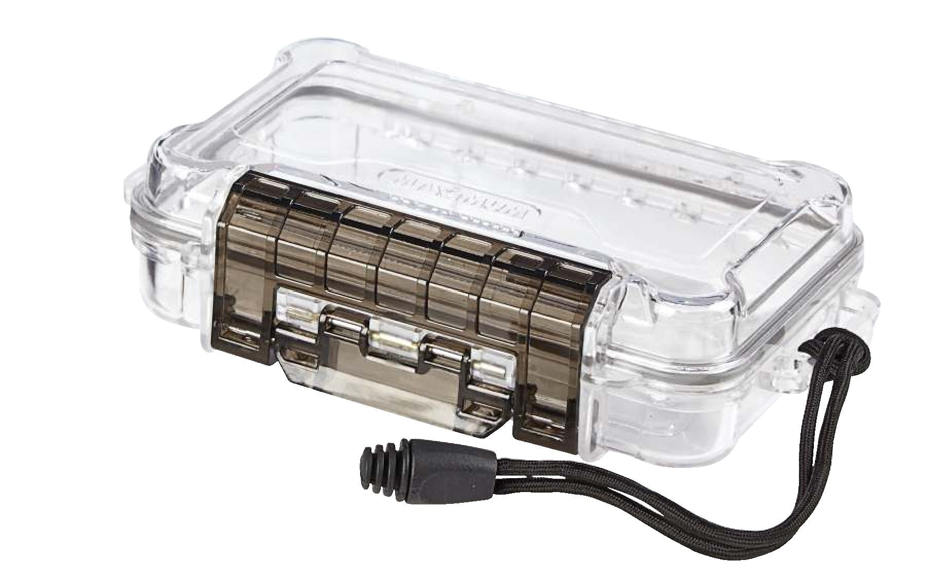 MAXIMUM IP68 tragbares wasserdichtes Kunststoffgehäuse mit Handgelenkgurt, klein