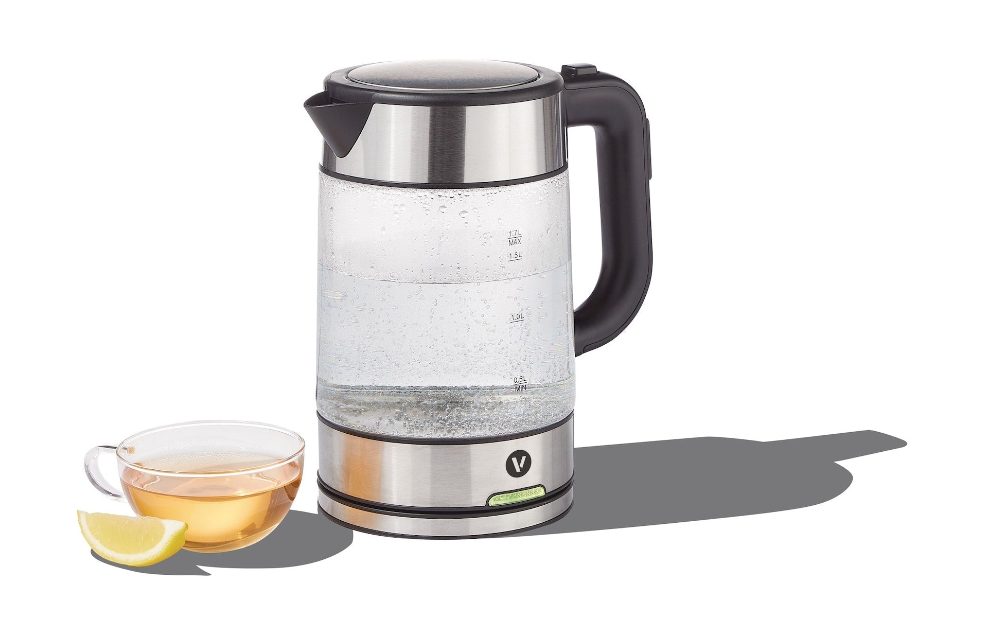 Vida by PADERNO Glaskessel mit variabler Temperatur, 1,7-l