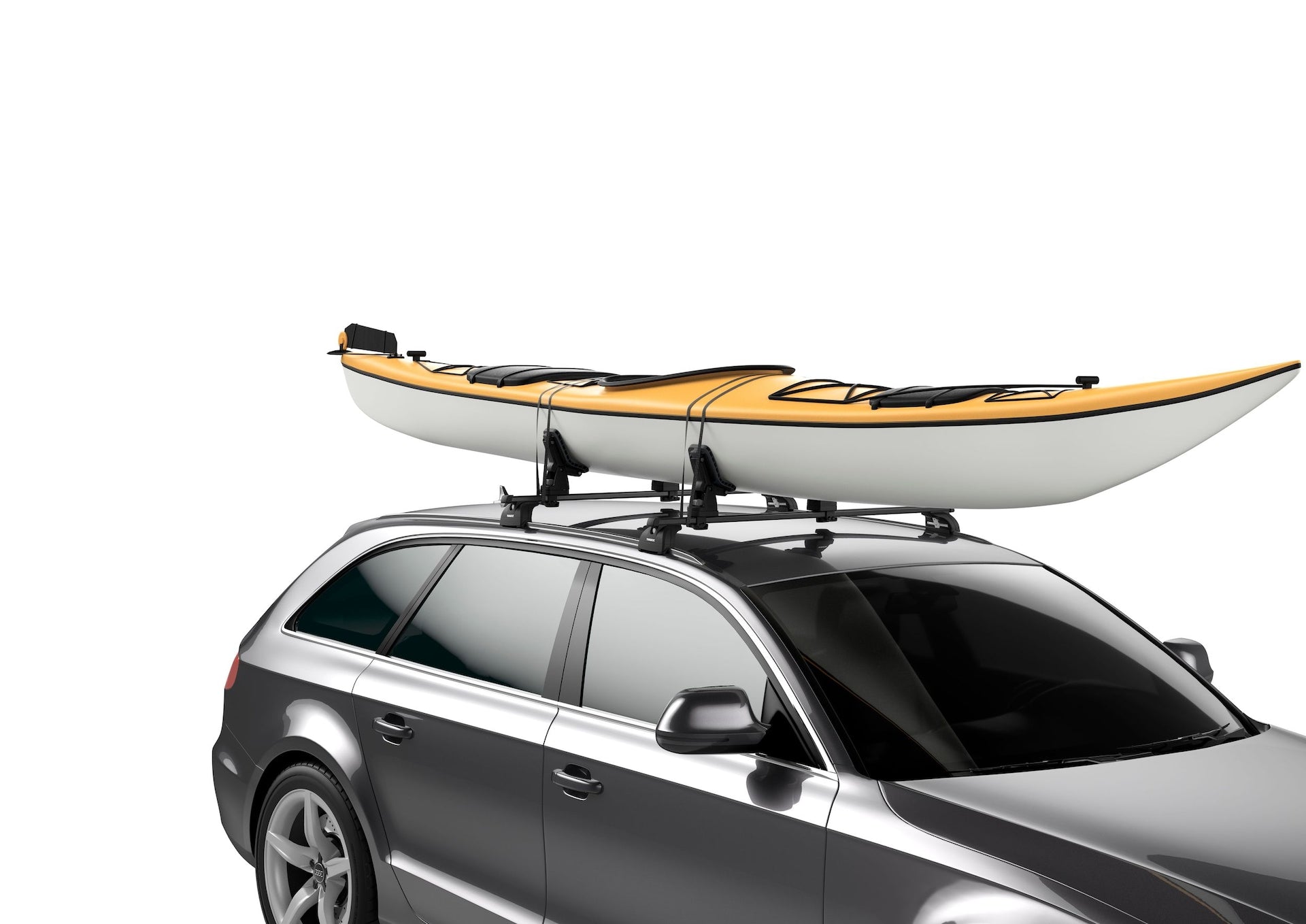 Thule dockgrip schwarze horizontale Kajakgestell mit Schutzpads