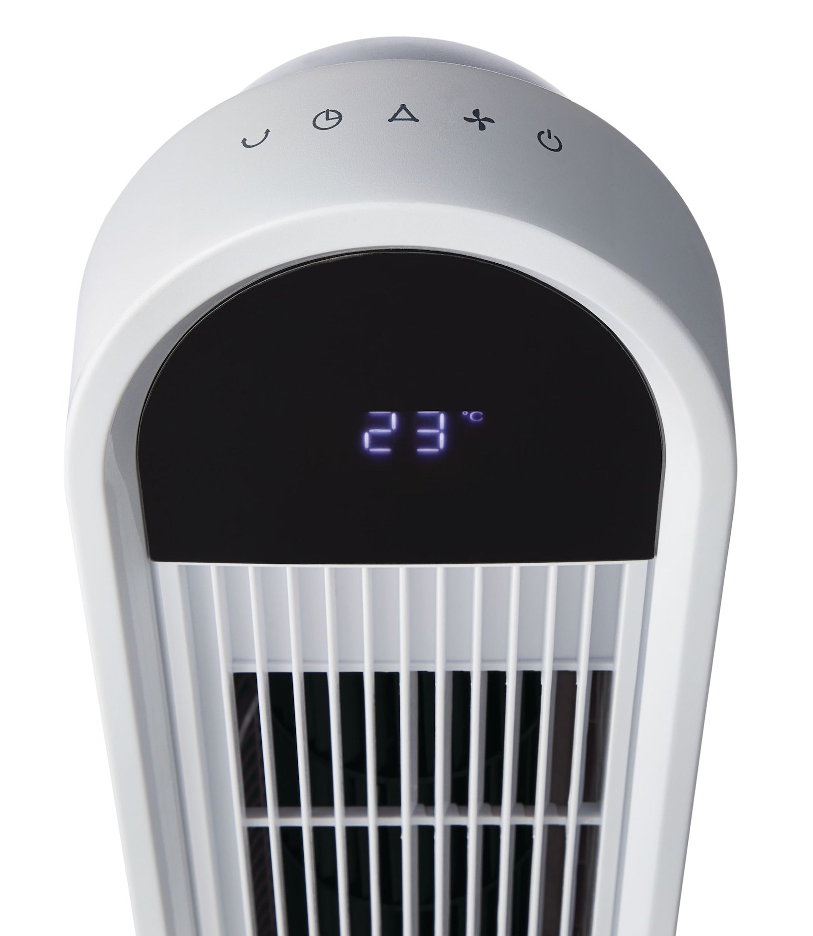 NOMA Schwingturmventilator, Fernbedienung, 3-Gang, weiß, 45-in
